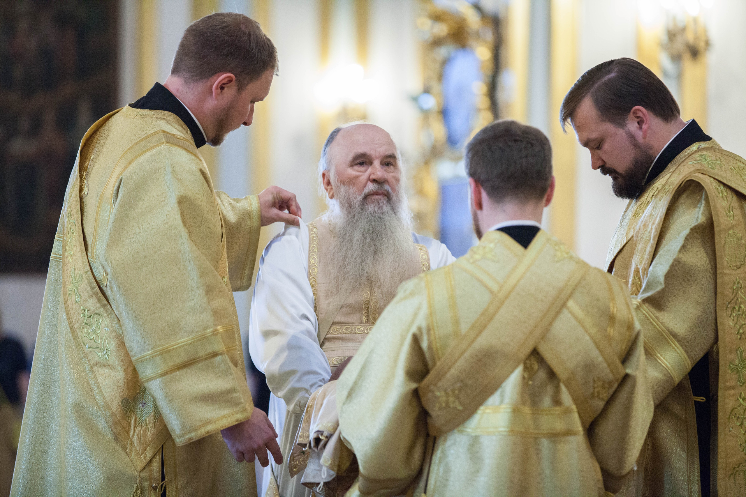 МИТРОПОЛИТ ВАРСОНОФИЙ СОВЕРШИЛ БОЖЕСТВЕННУЮ ЛИТУРГИЮ В НИКОЛО-БОГОЯВЛЕНСКОМ СОБОРЕ. НИКОЛО-БОГОЯВЛЕНСКИЙ МОРСКОЙ СОБОР