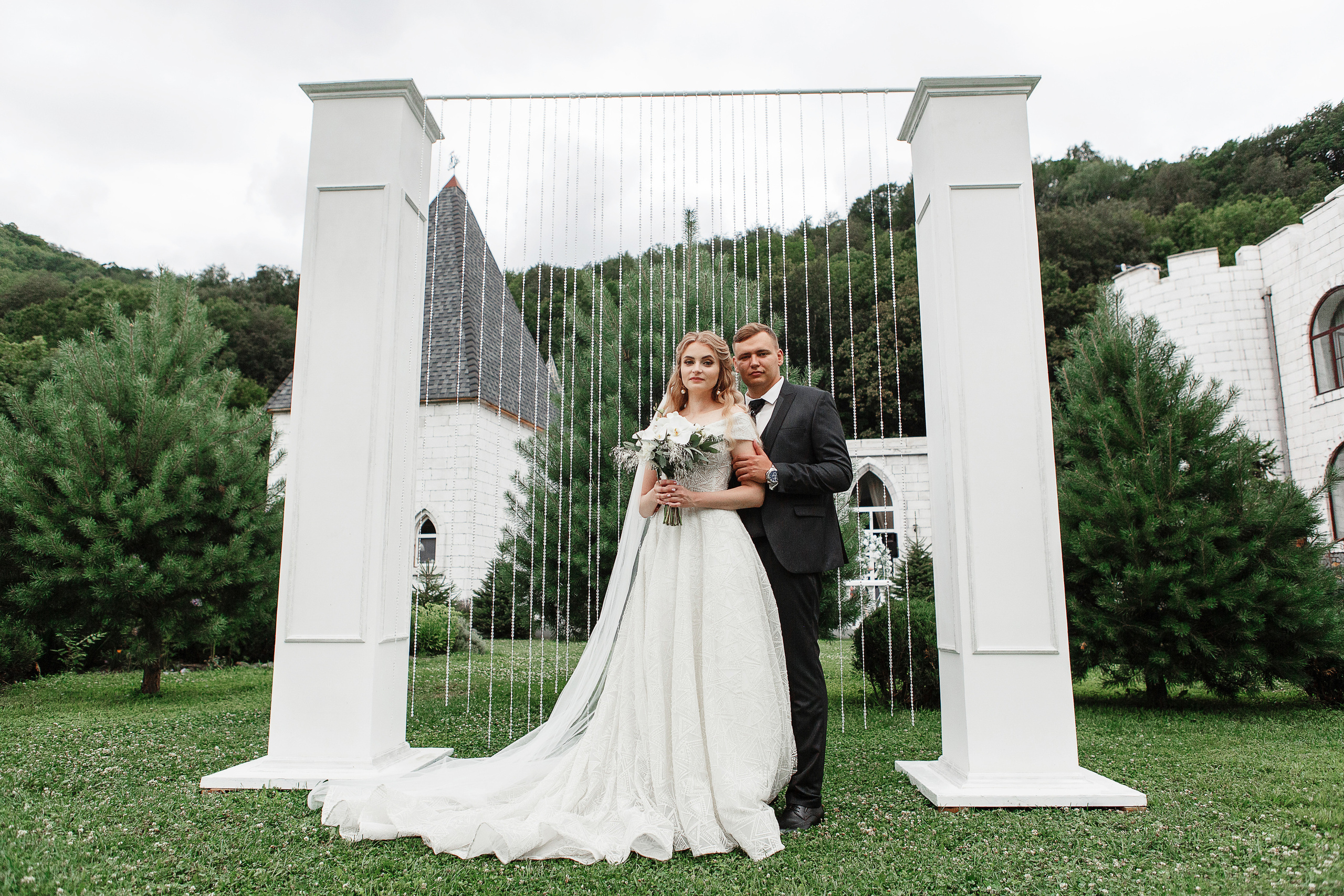 Свадебная фотосессия в Замке Климовский. Дмитрий Шевченко свадебное фото в г. Краснодар — Армавир — Лабинск