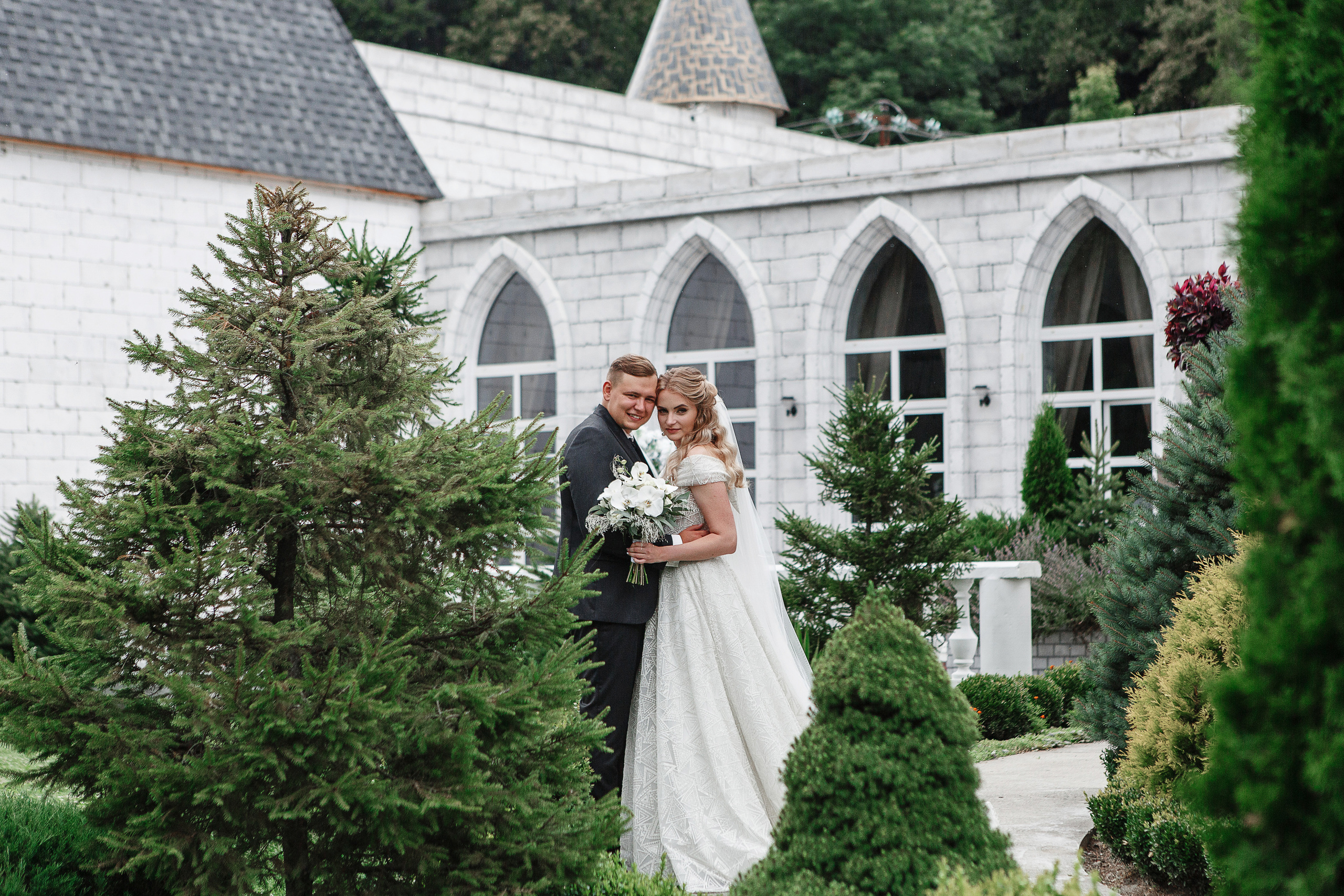 Свадебная фотосессия в Замке Климовский. Дмитрий Шевченко свадебное фото в г. Краснодар — Армавир — Лабинск