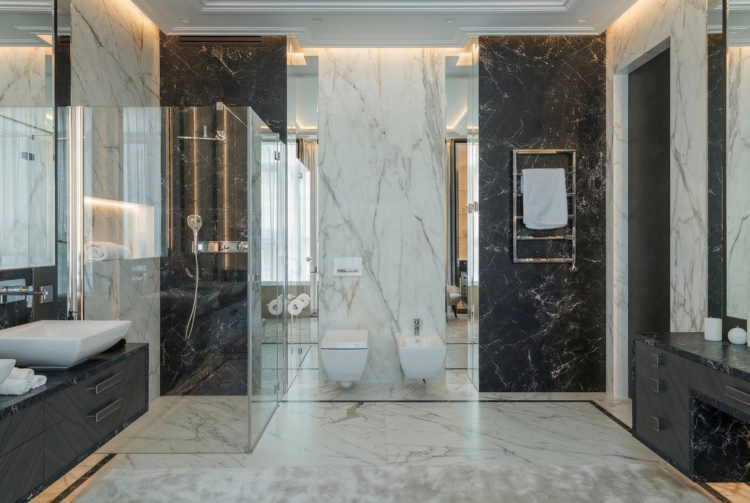 Дизайн двухуровневого пентхауса 500 м² с террасами и Wellness-зоной | Валерия Котович