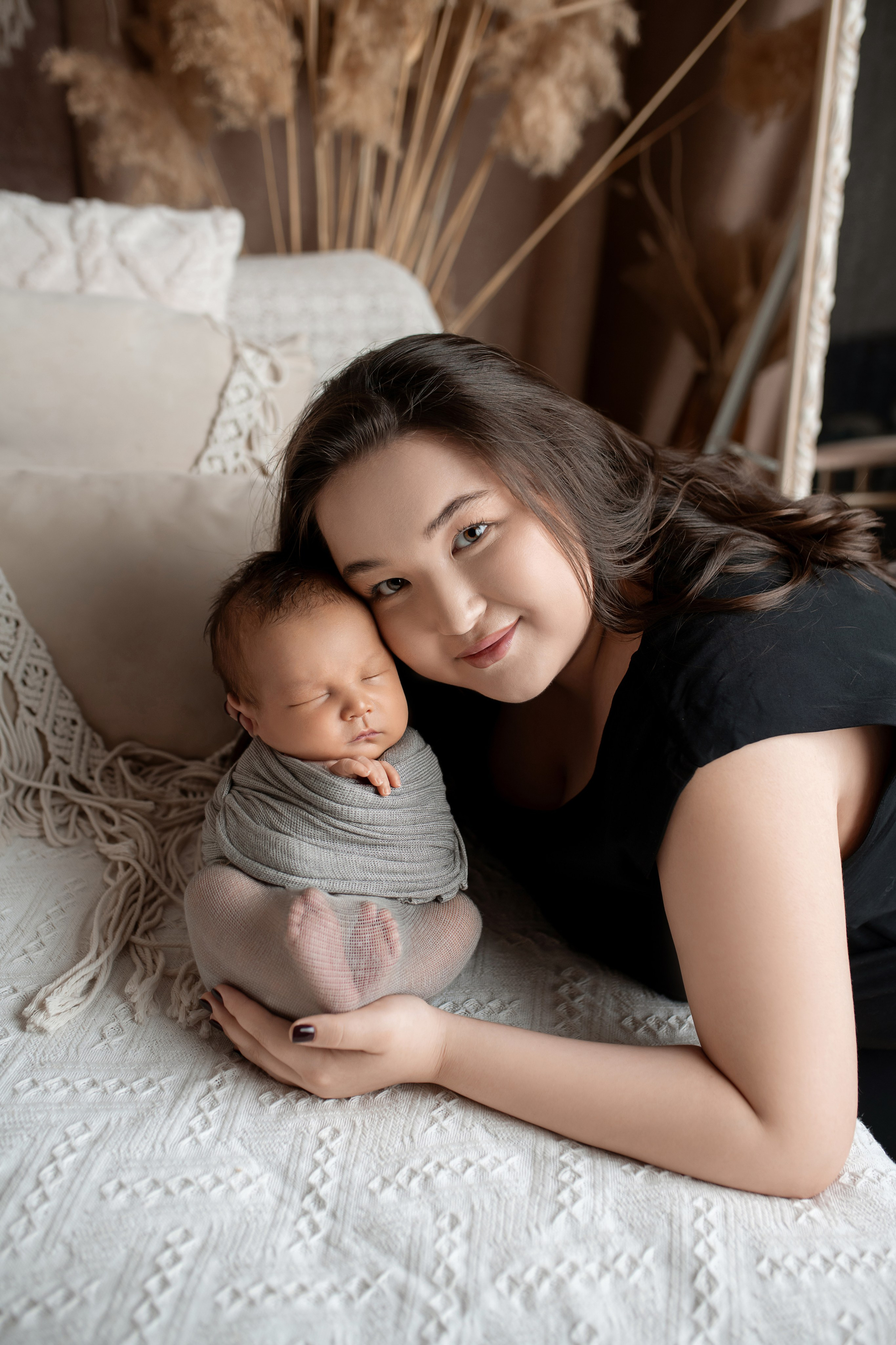 NEWBORN семейный пакет. Творческая команда Ульяшевы, свадебная и семейная фотография. Кахахста