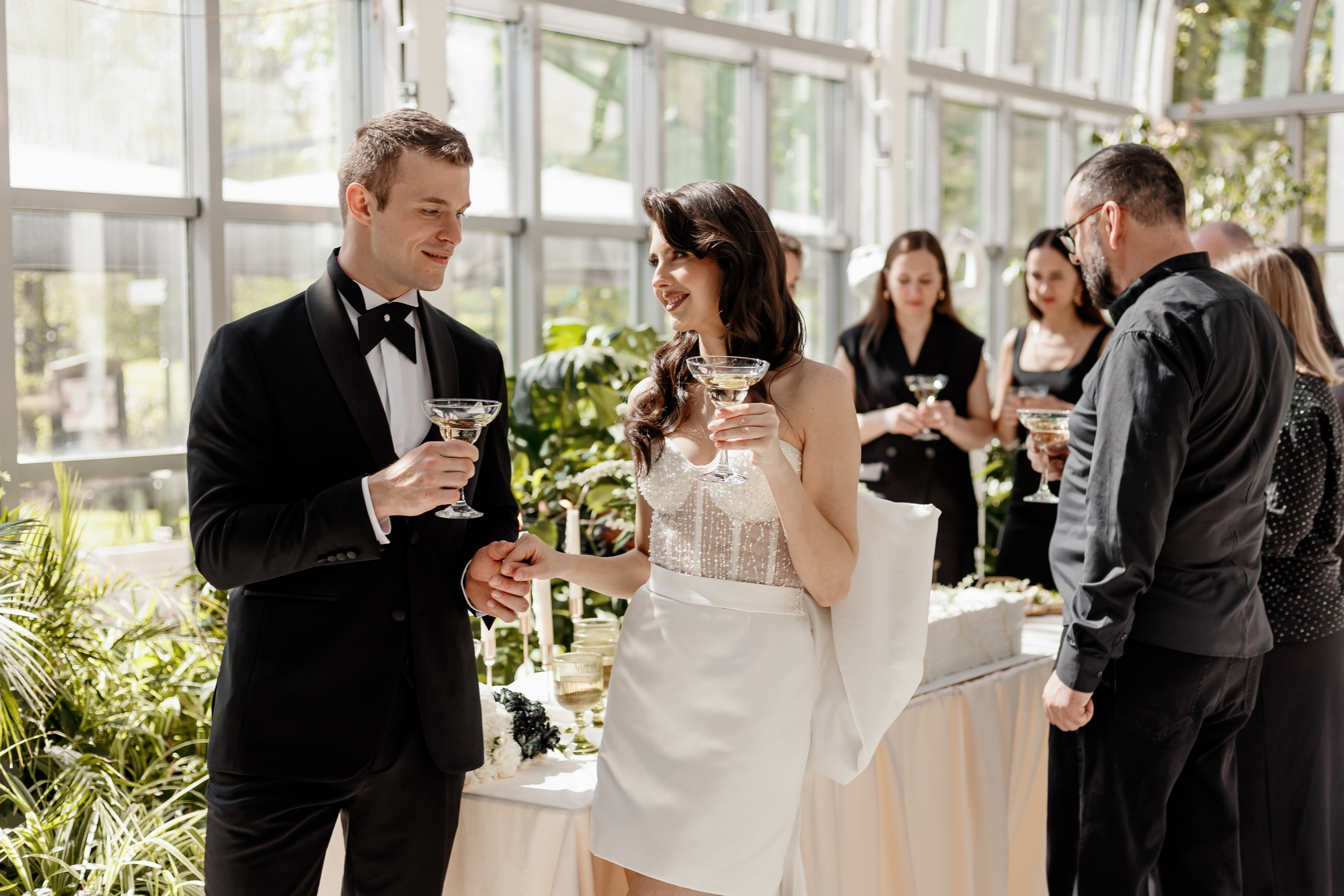 Свадебная фотосессия в «Оранжерее» в Усадьбе Державина в Спб