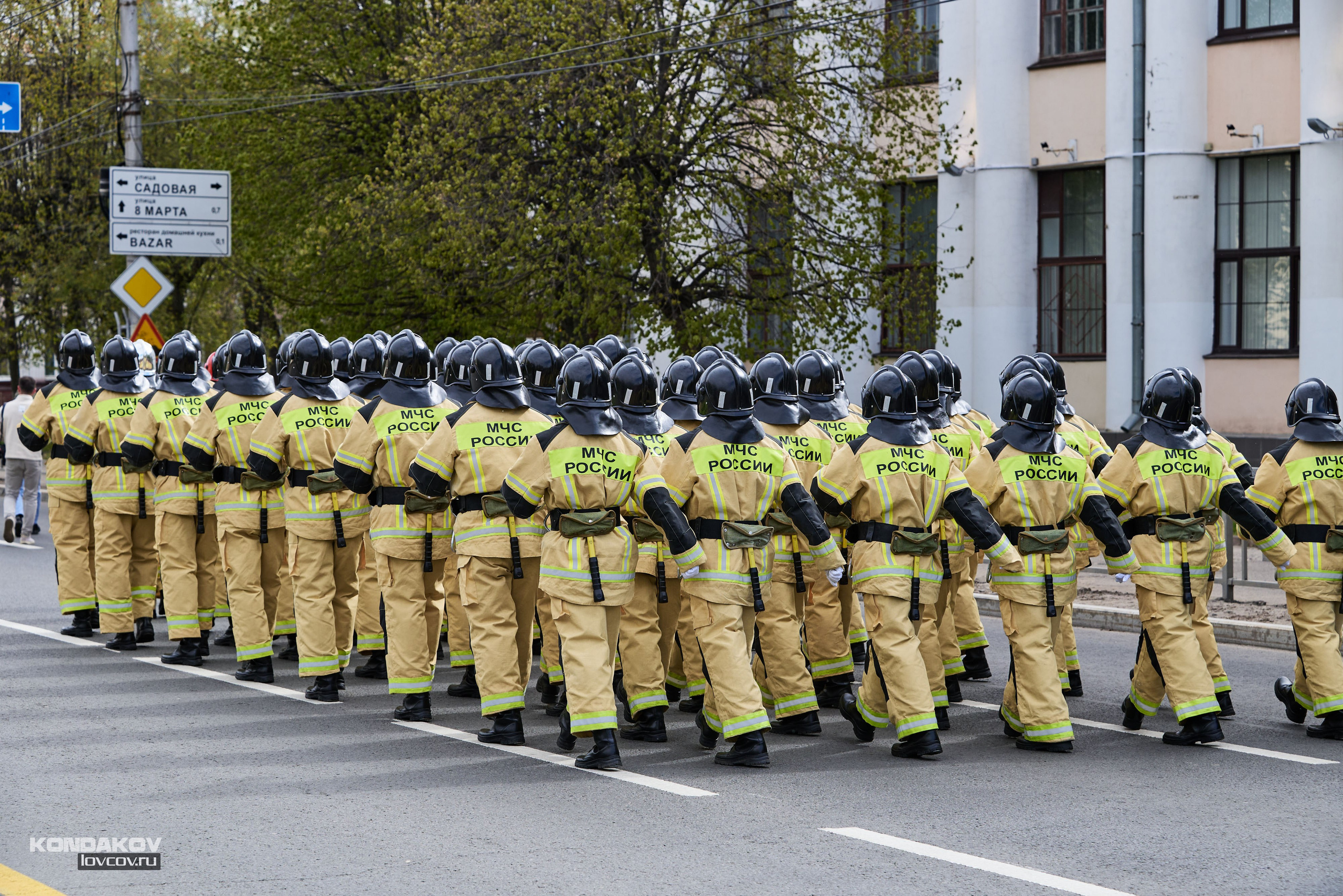 Парад в честь празднования День Победы 9 мая 2024 года в городе Иваново