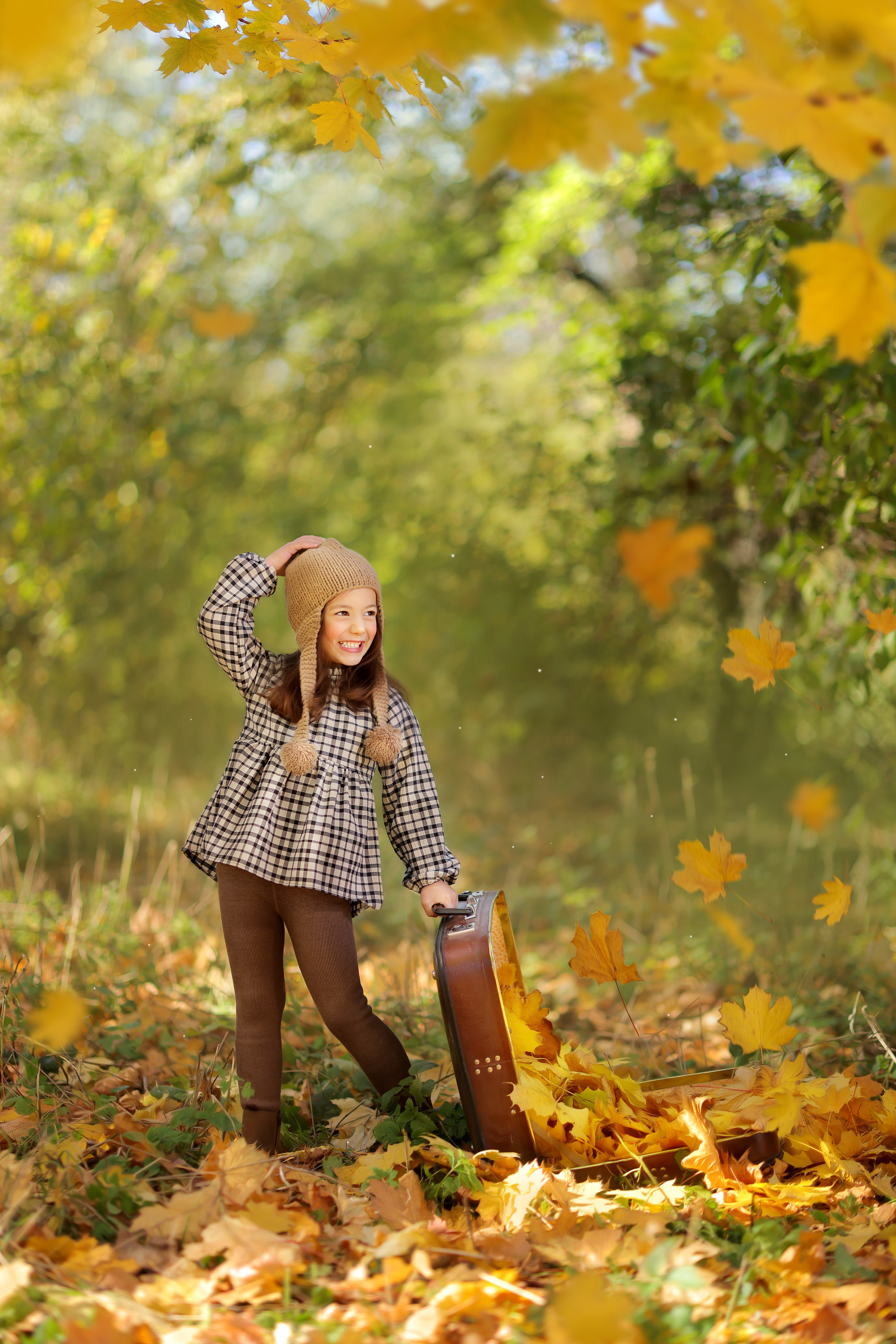 Осенняя фотосессия малышки Милены. Анна Бондарева — детский и семейный фотограф, обучение фотографии. Кавказские Минеральные Воды, Пятигорск
