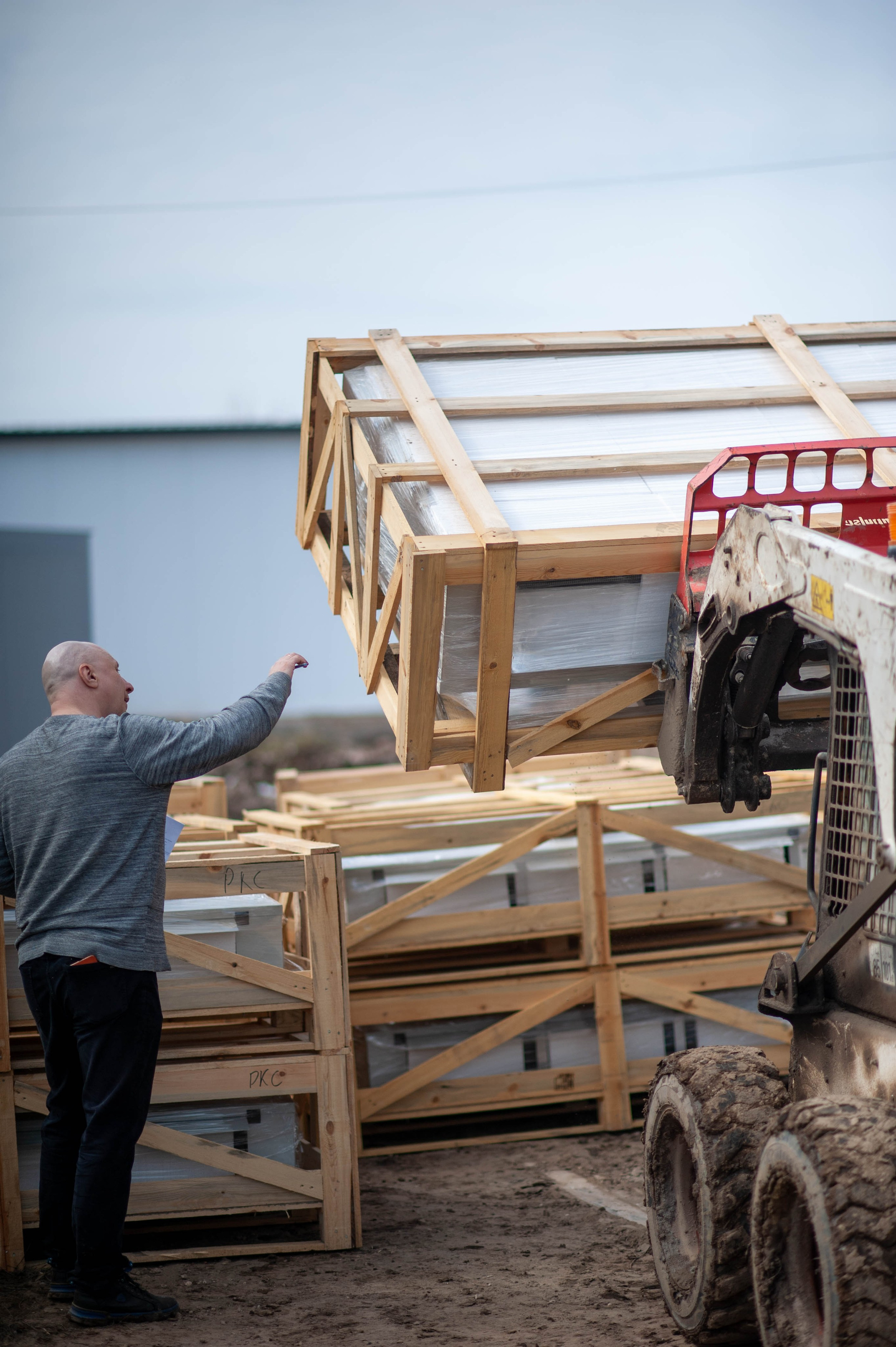 Отгрузка оборудования для мясокомбината. Ресурс Комлект Сервис