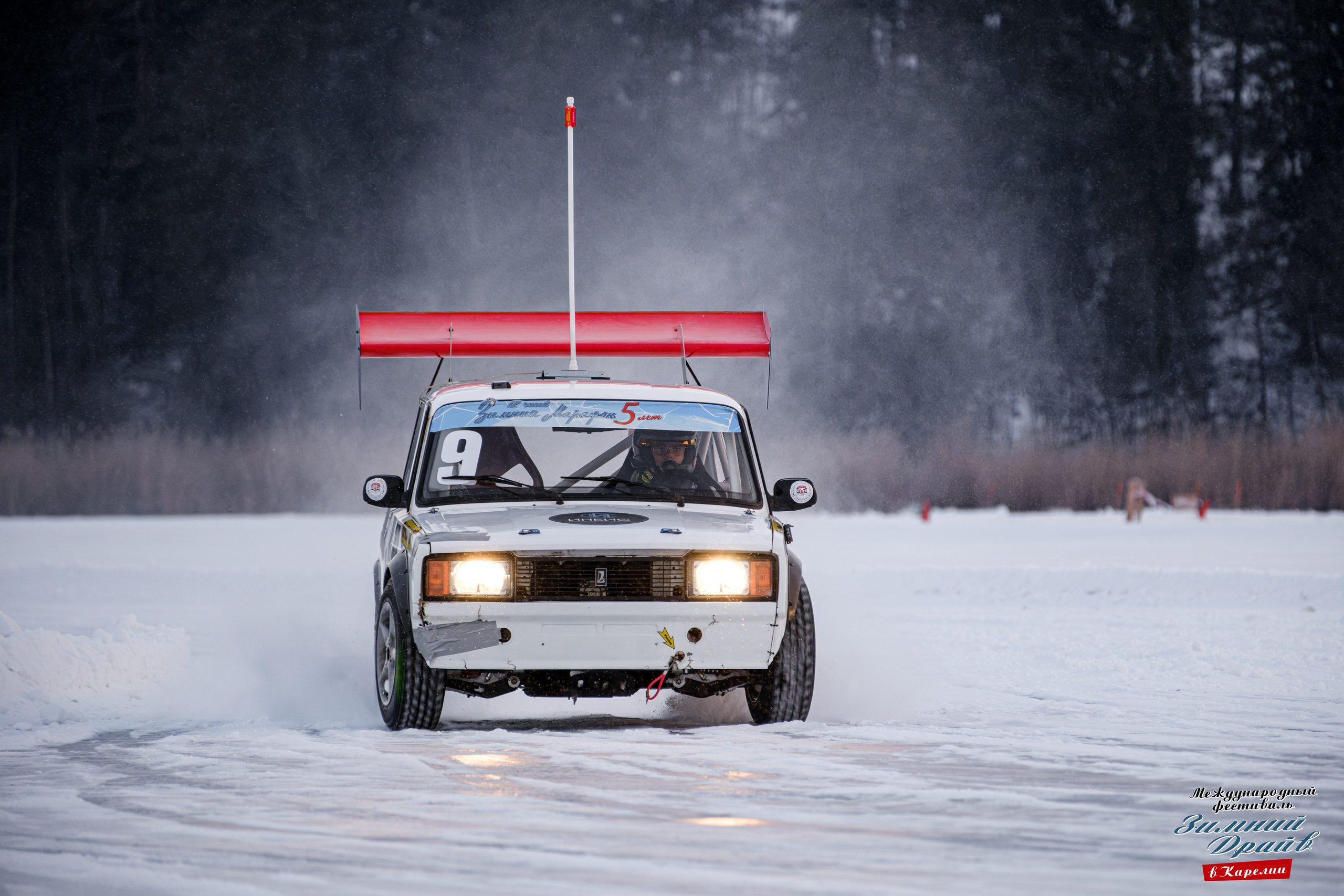 «Зимний Драйв в Карелии» Авто Марафон-гигант «25 часов на льду» Илона Накутис, Николай Грязин, джимхана, фотограф Антон Медведев, icoguar, Сортавала, Карелия