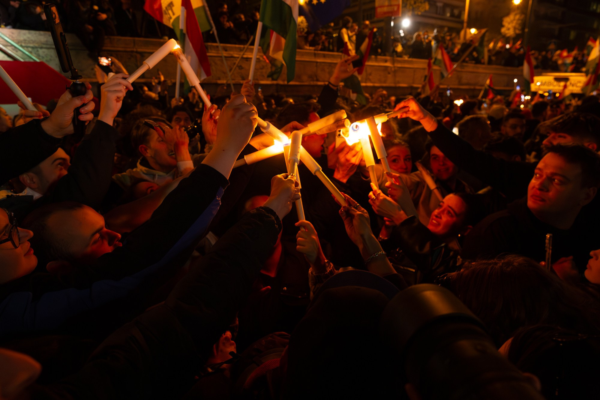 TISZA Victory Night, Hungary 2026. Photographer in Budapest — Yura Knyazev