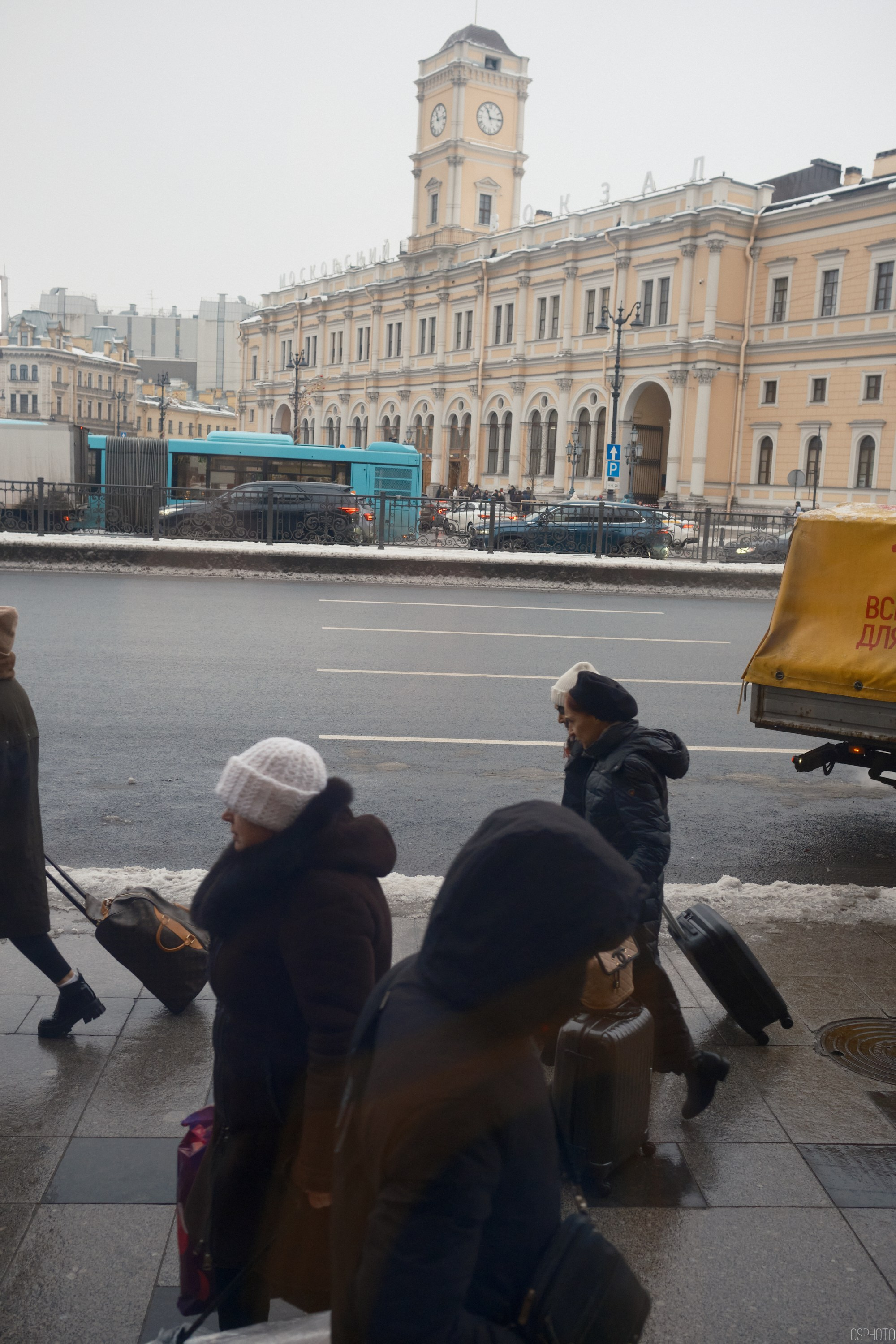 Снег и туман в Санкт-Петербурге. Фотографъ Сергѣевъ. Поймать мгновеніе