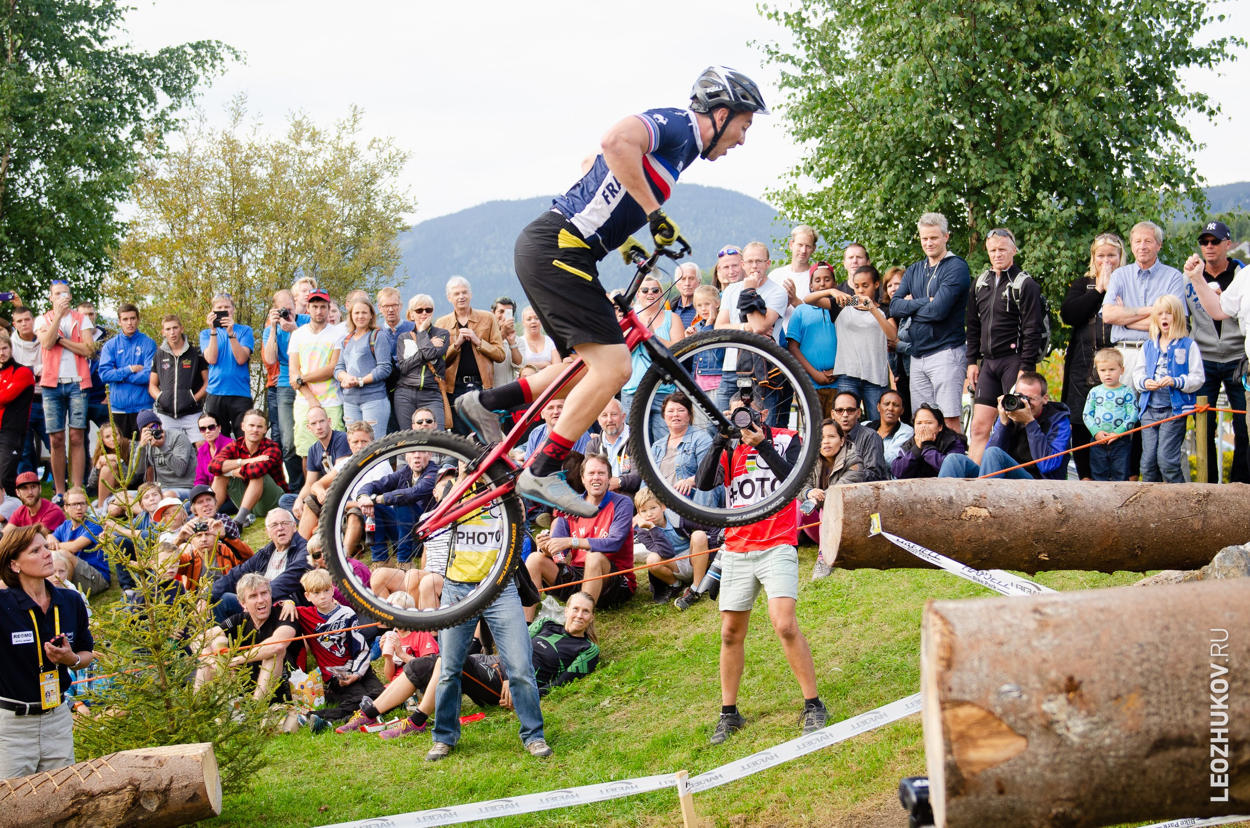 UCI Trials World Championships 2014. Sports photographer Leonid Zhukov