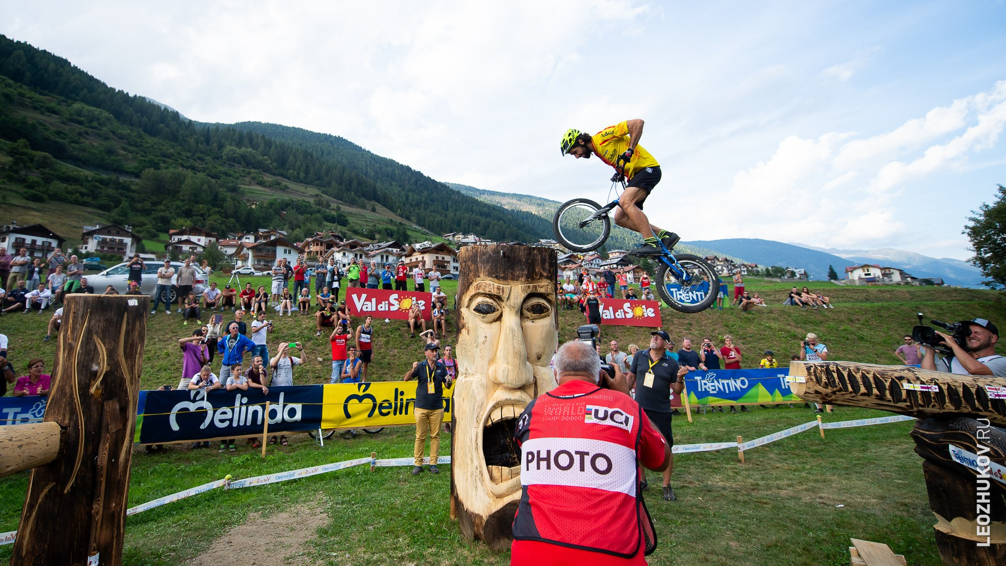 UCI Trials World Championships 2016 — finals. Sports photographer Leonid Zhukov