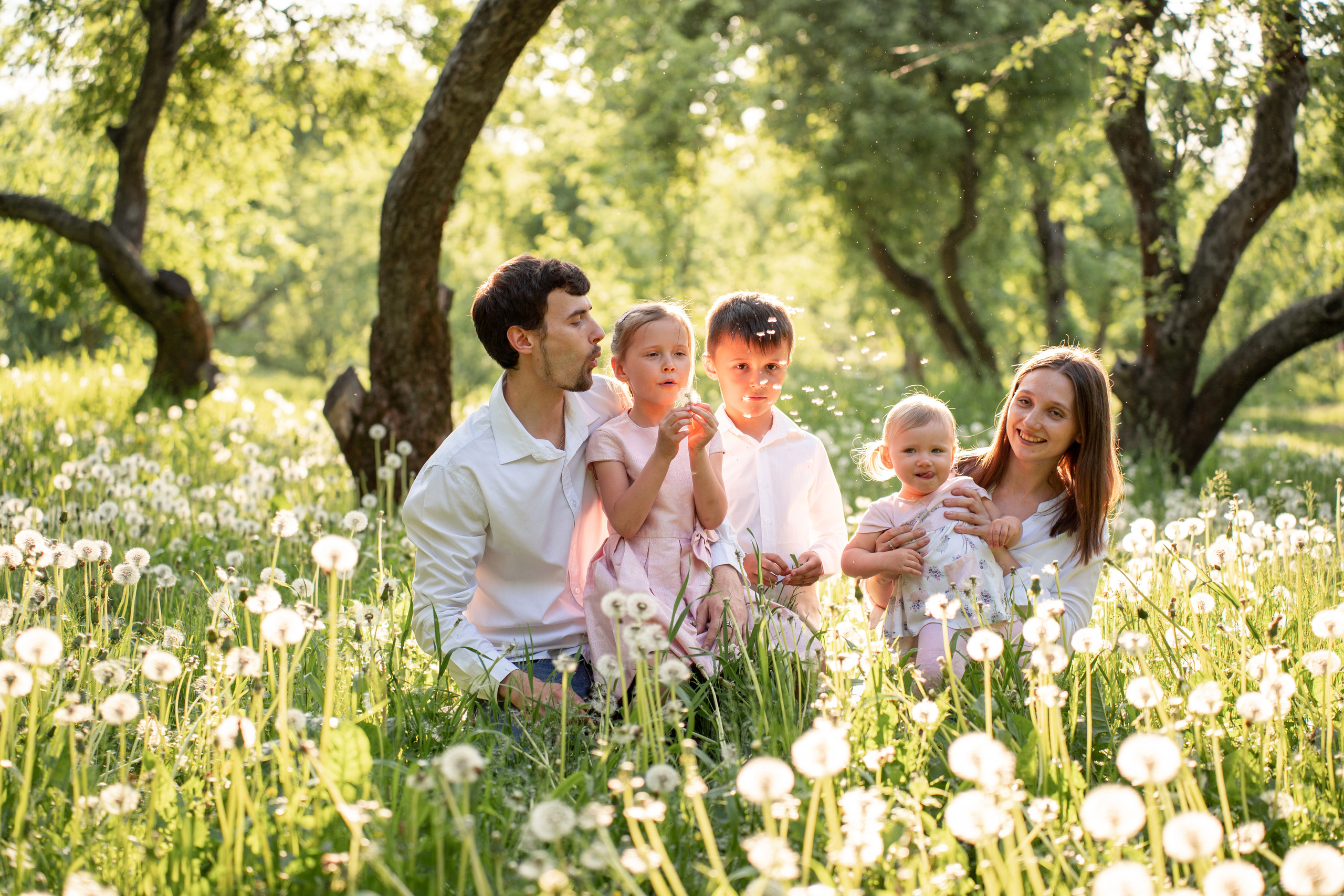 семейная фотосессия на природе