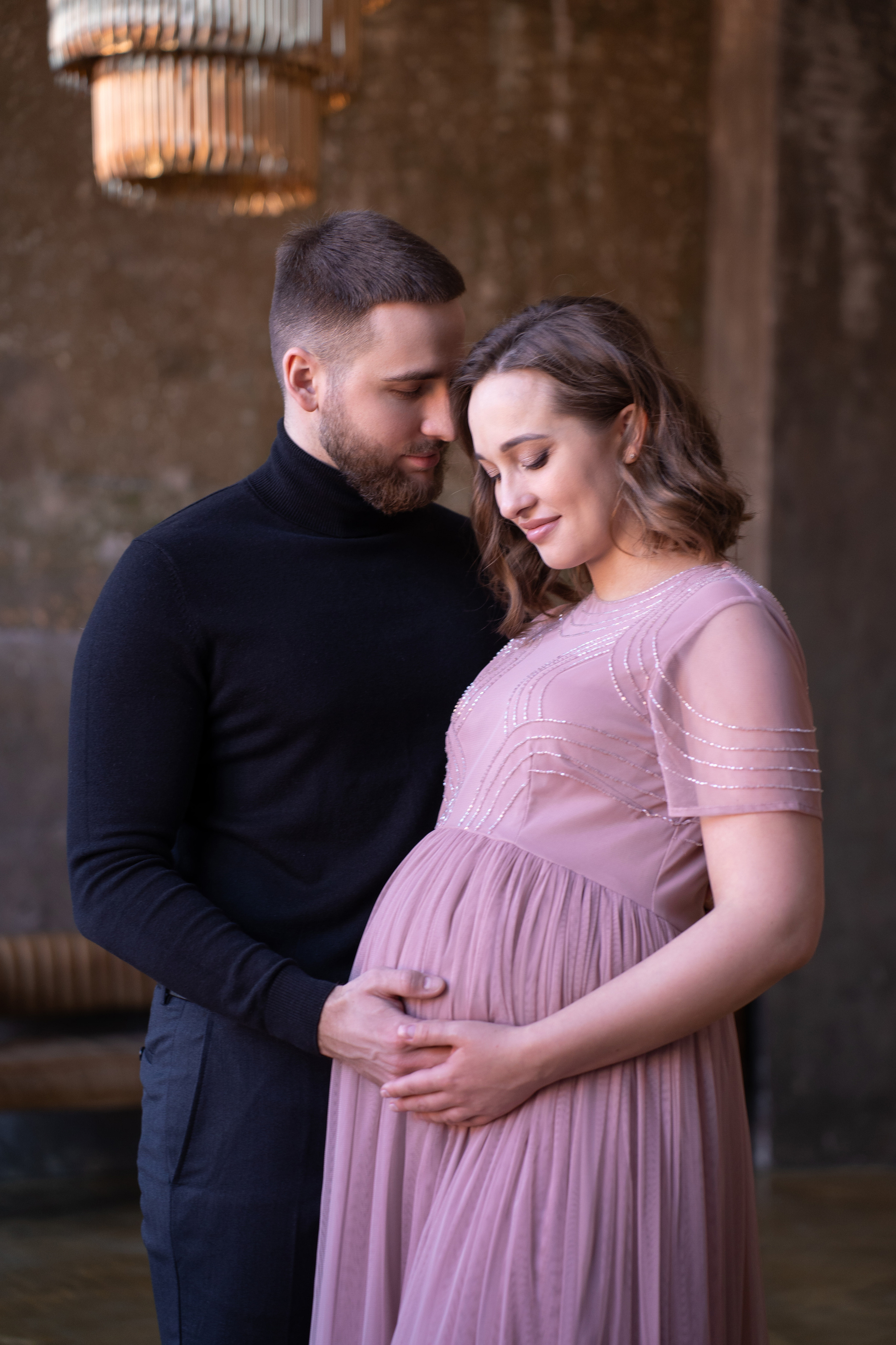 фотосессия беременной девушки с мужем