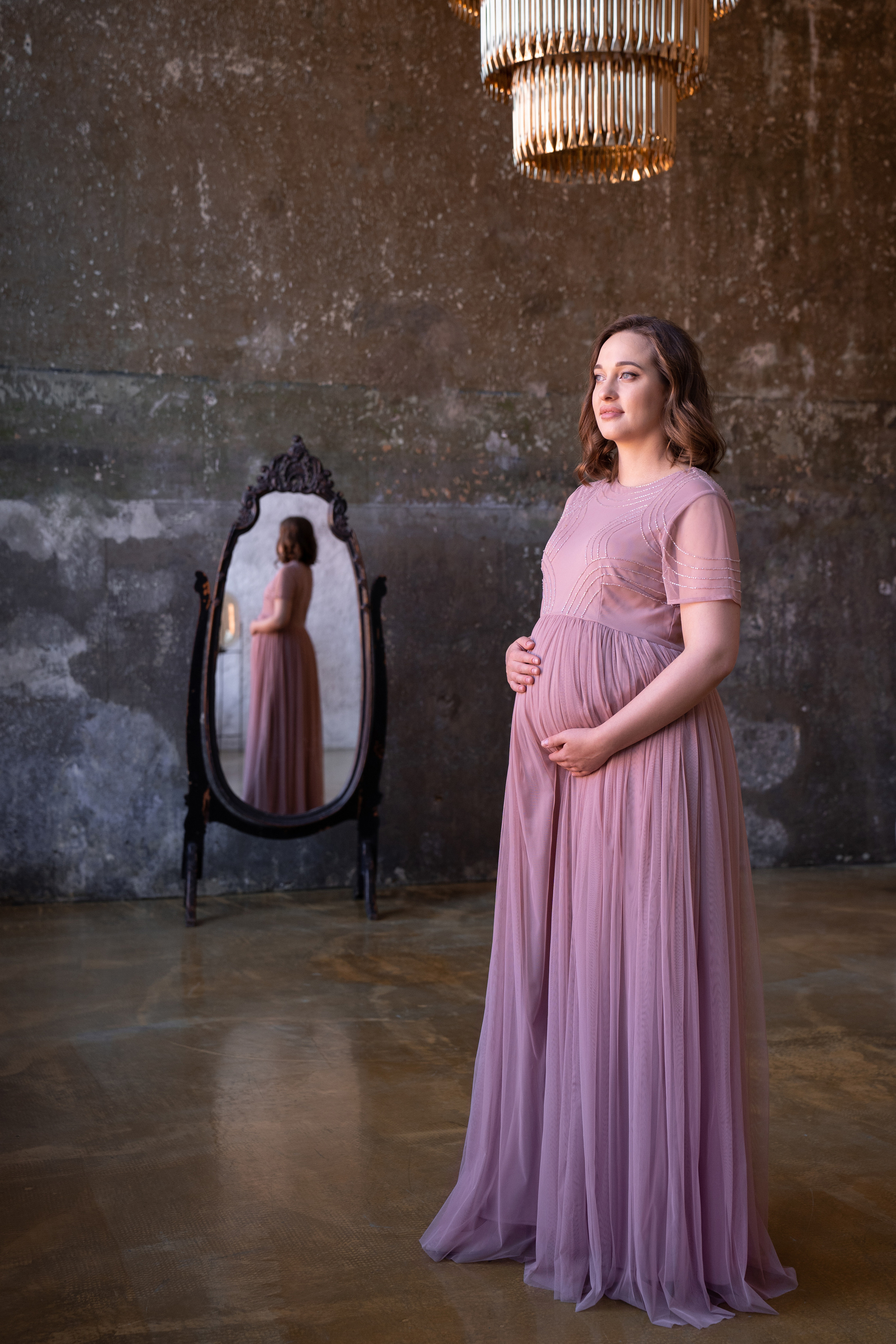 фотосессия беременности в студии