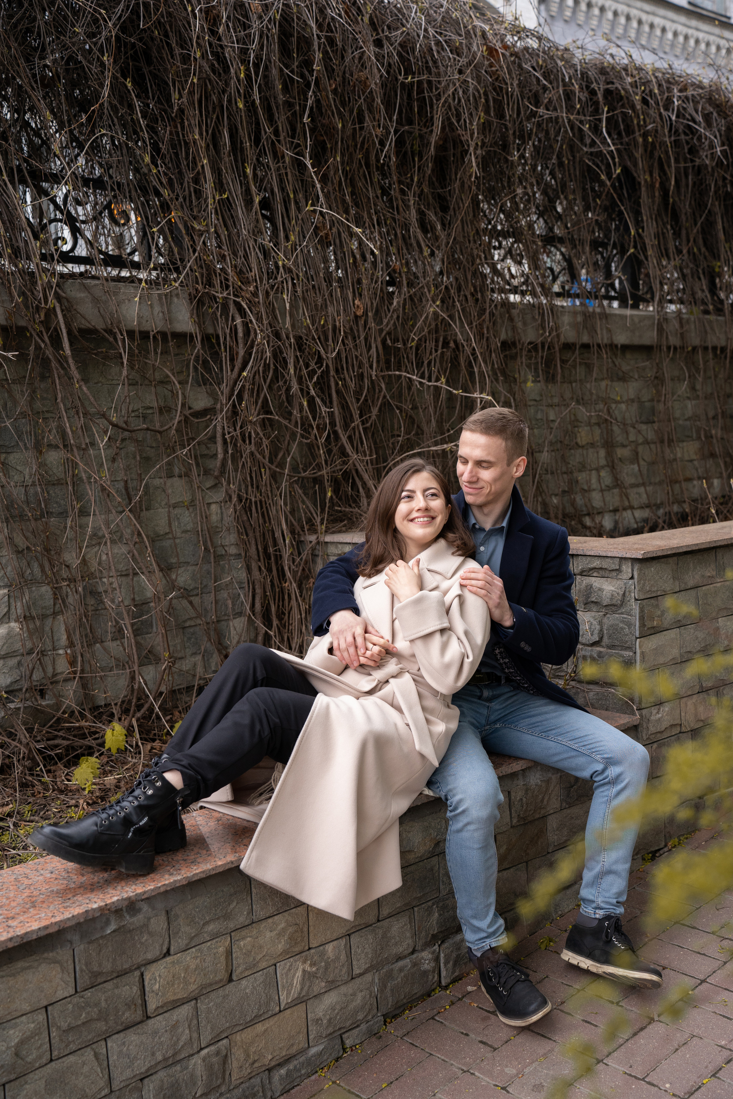 фотосессия с парнем в парке