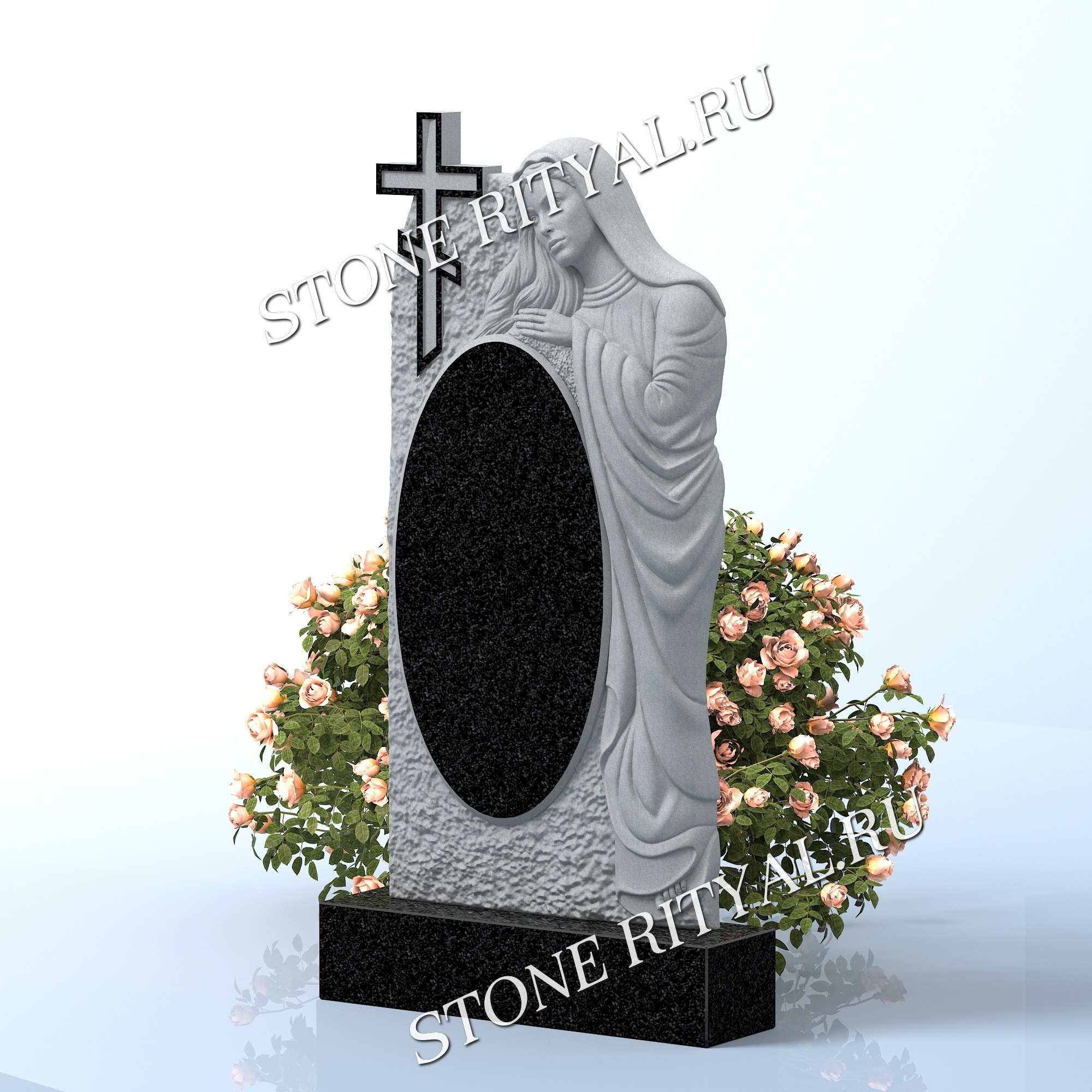 Вертикальные памятники фигурные. Изготовление и установка памятников в Москве и МО