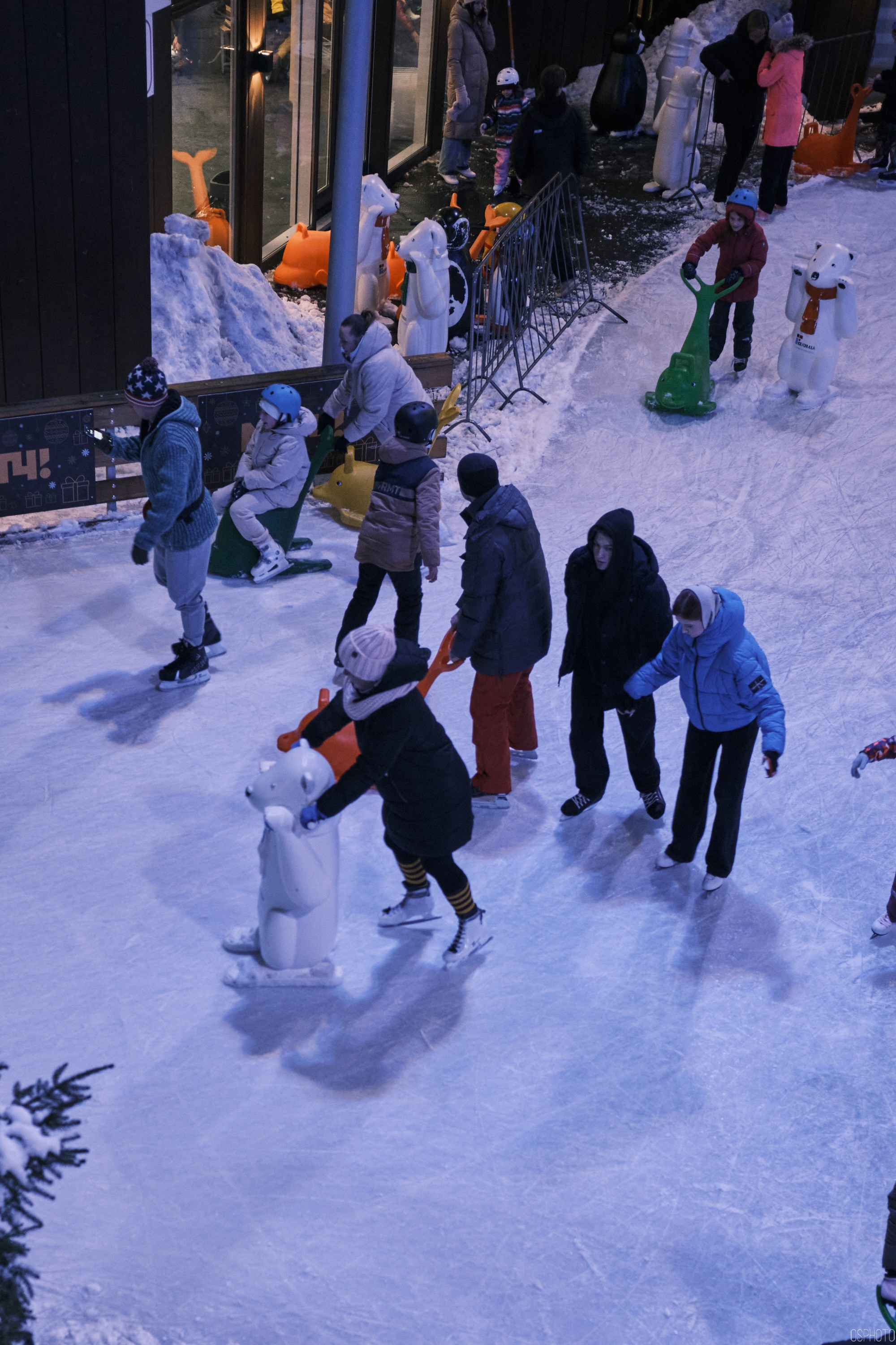 Снег и туман в Санкт-Петербурге. Фотографъ Сергѣевъ. Поймать мгновеніе