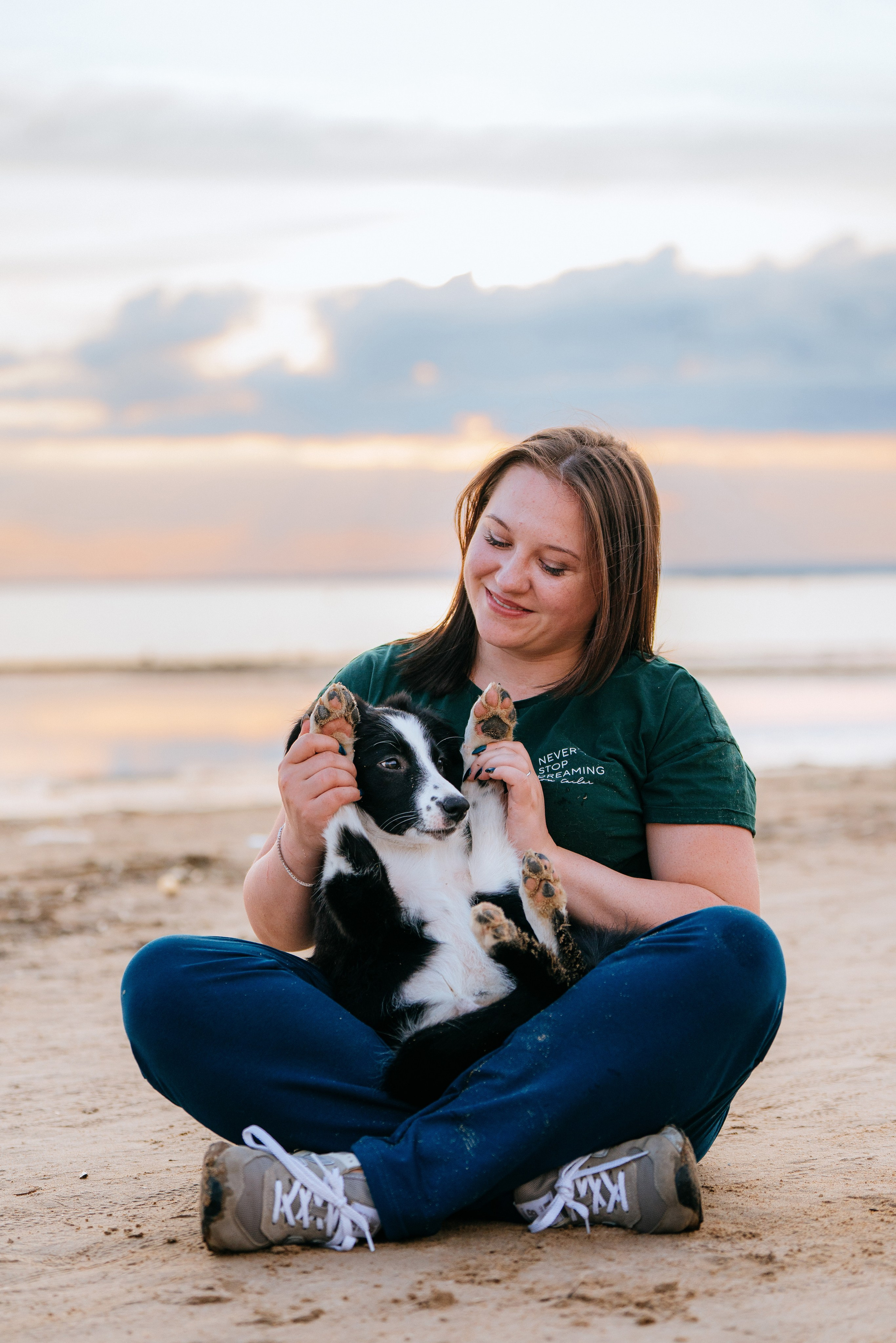 Фотосессия со щенками колли. Фотограф анималист в Спб недорого Олеся Майорова