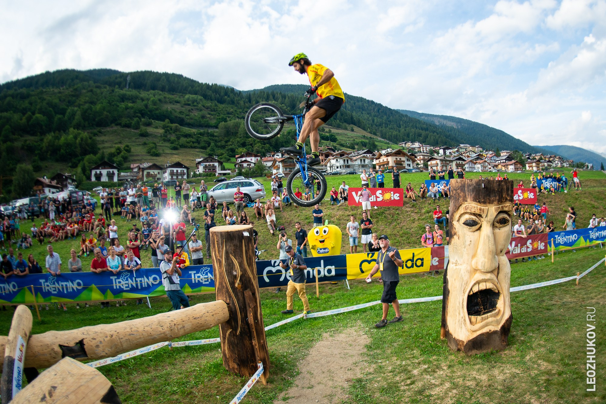 UCI Trials World Championships 2016 — finals. Sports photographer Leonid Zhukov