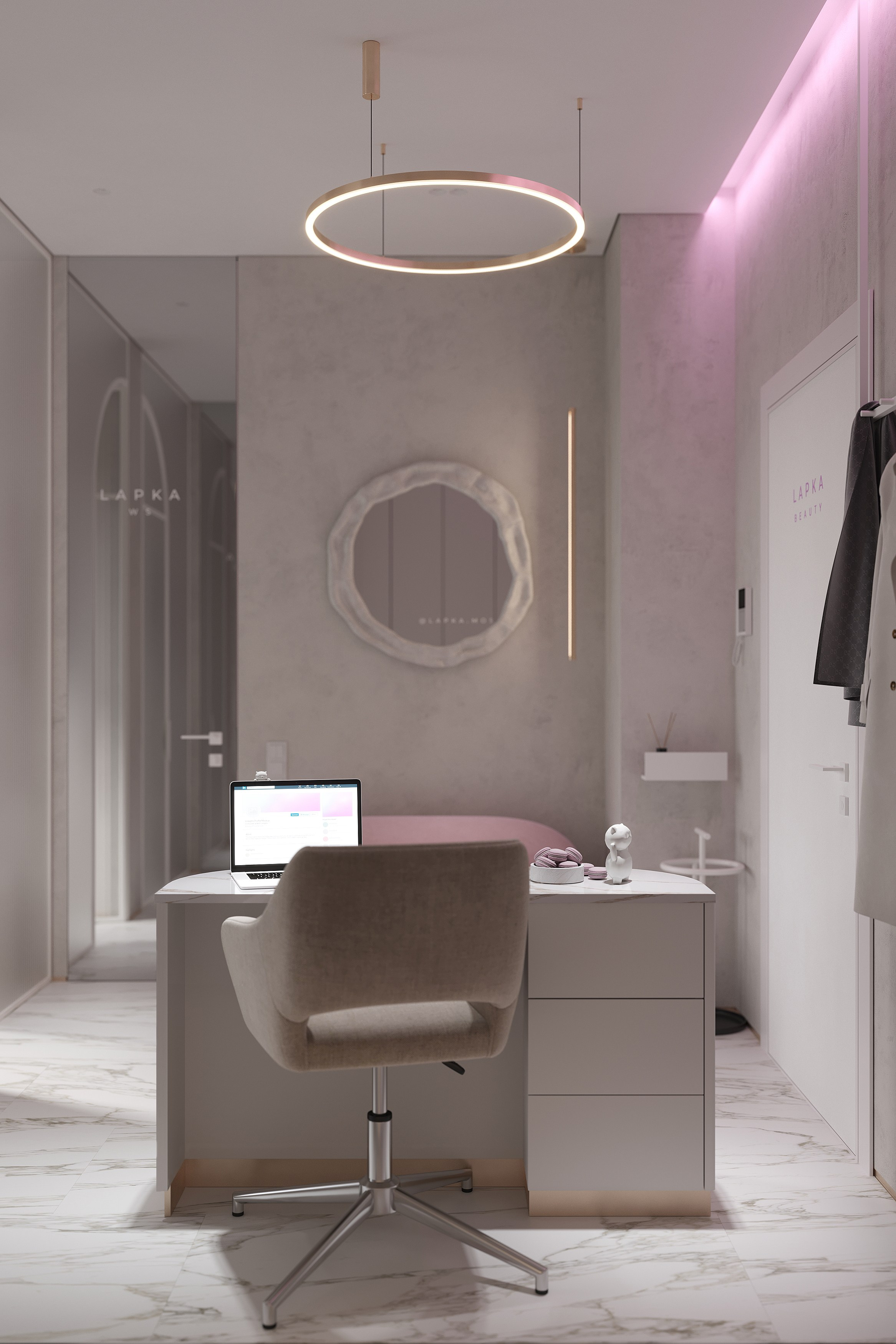 Lapka Beauty. Студия дизайна интерьера mono moon в Москве