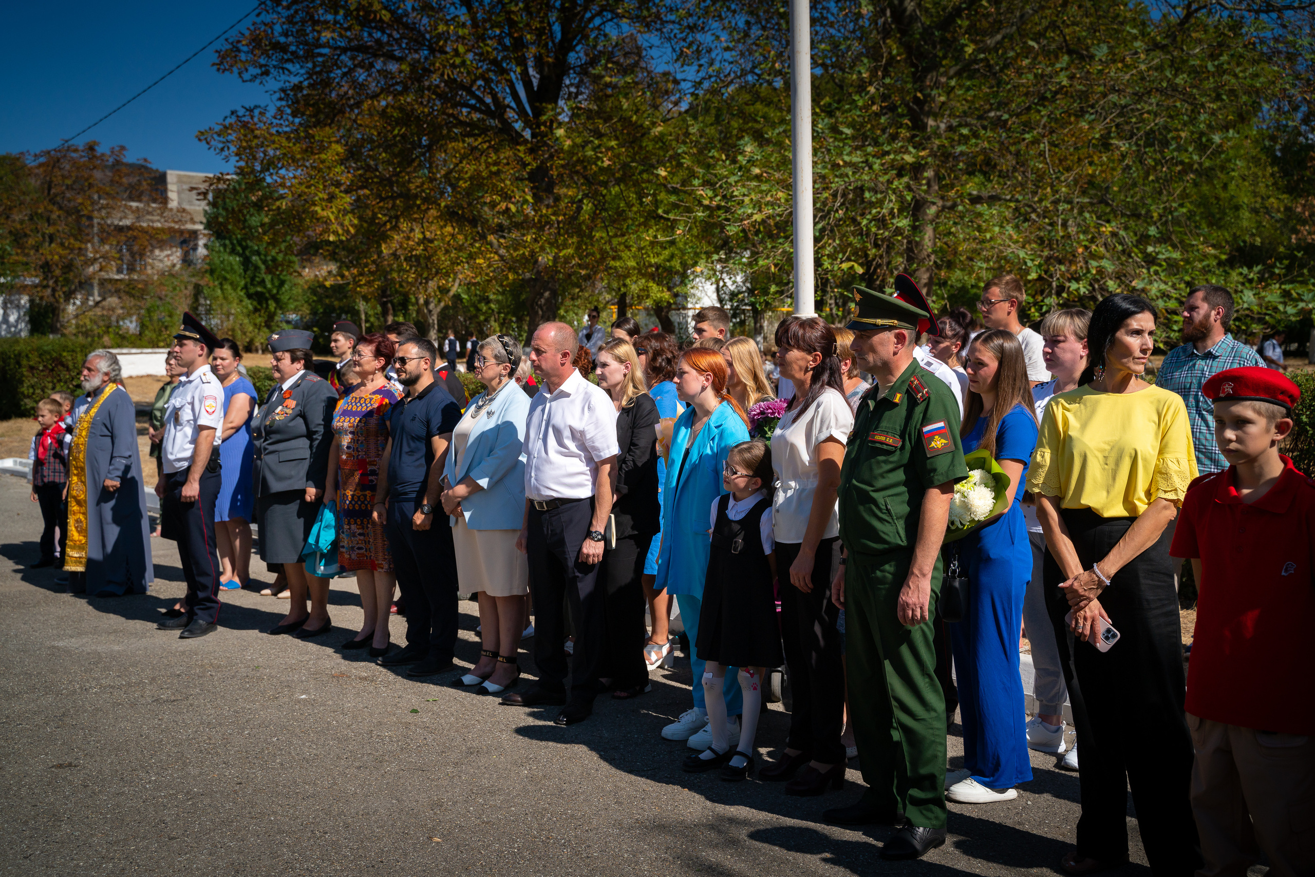 Митинг в сош7. Жизнь курорта Кабардинка в фотографиях