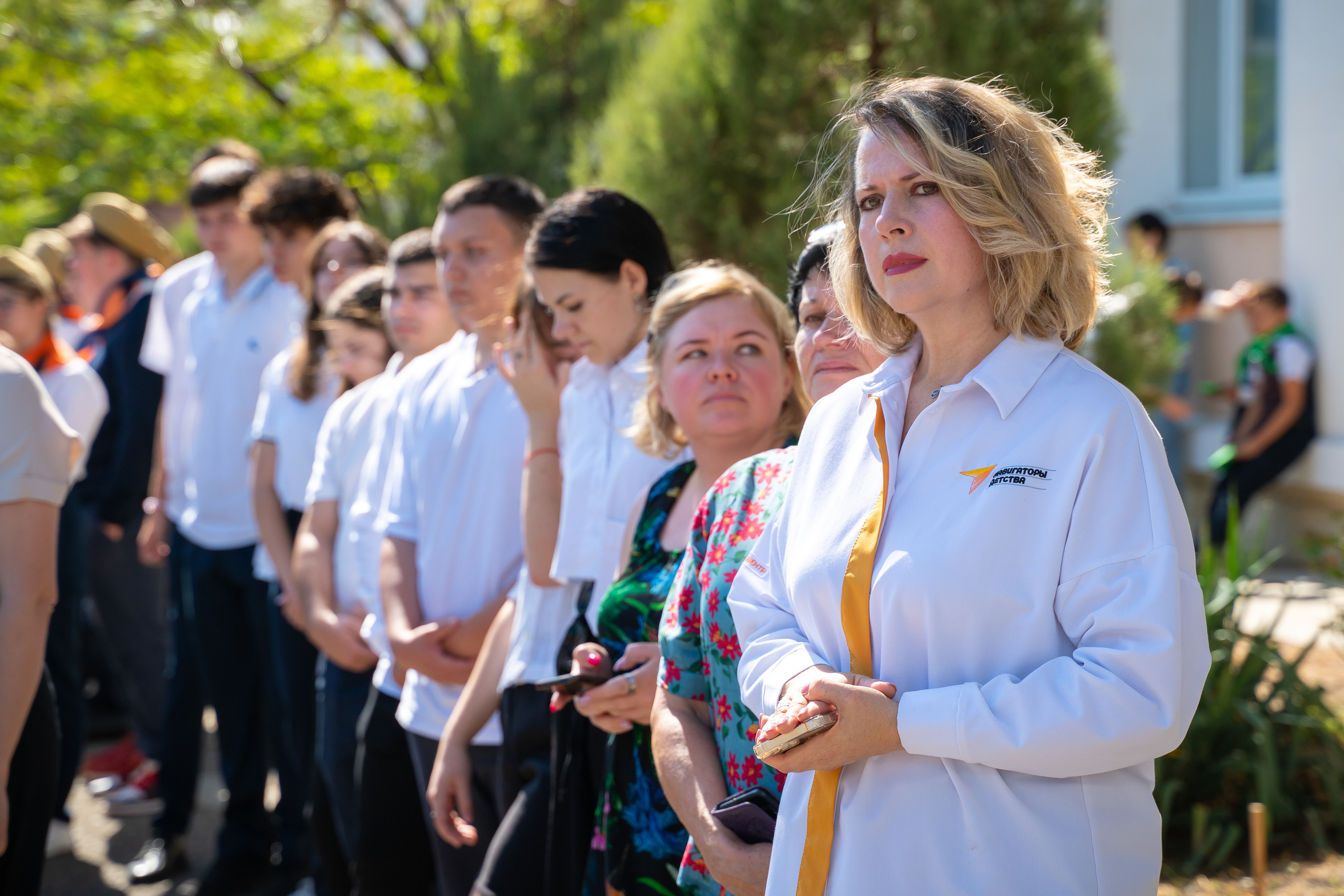 Митинг в сош7. Жизнь курорта Кабардинка в фотографиях
