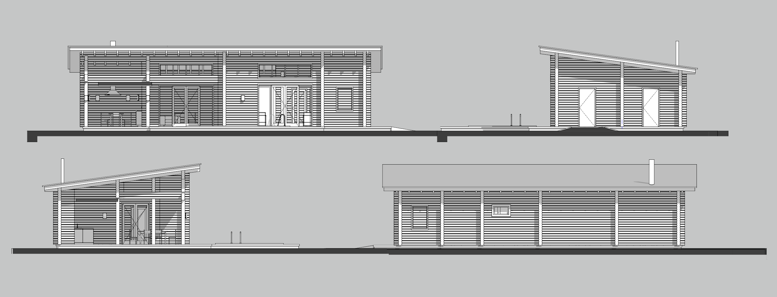 Firsovo. Bathhouse. RASEN DESIGN. Архитектурные проекты зданий, интерьеров и благоустройства