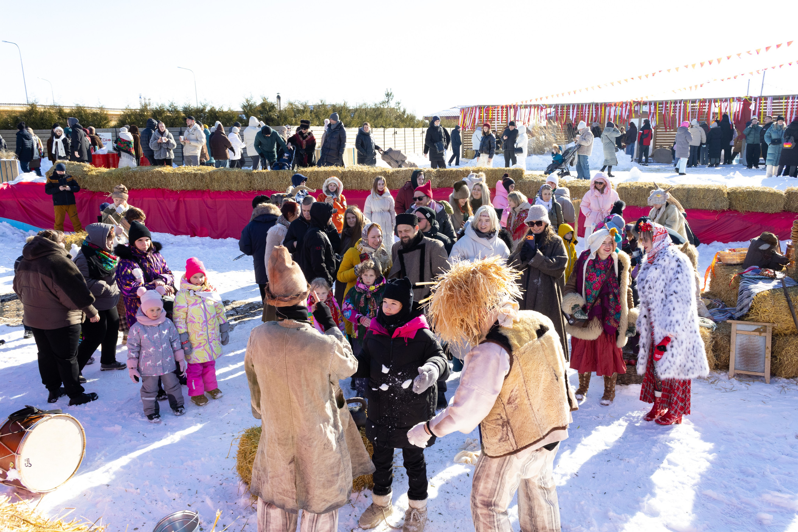 Масленица от «Жатвы» в Чертовицах, Воронеж. Фотограф Наталья Мершина