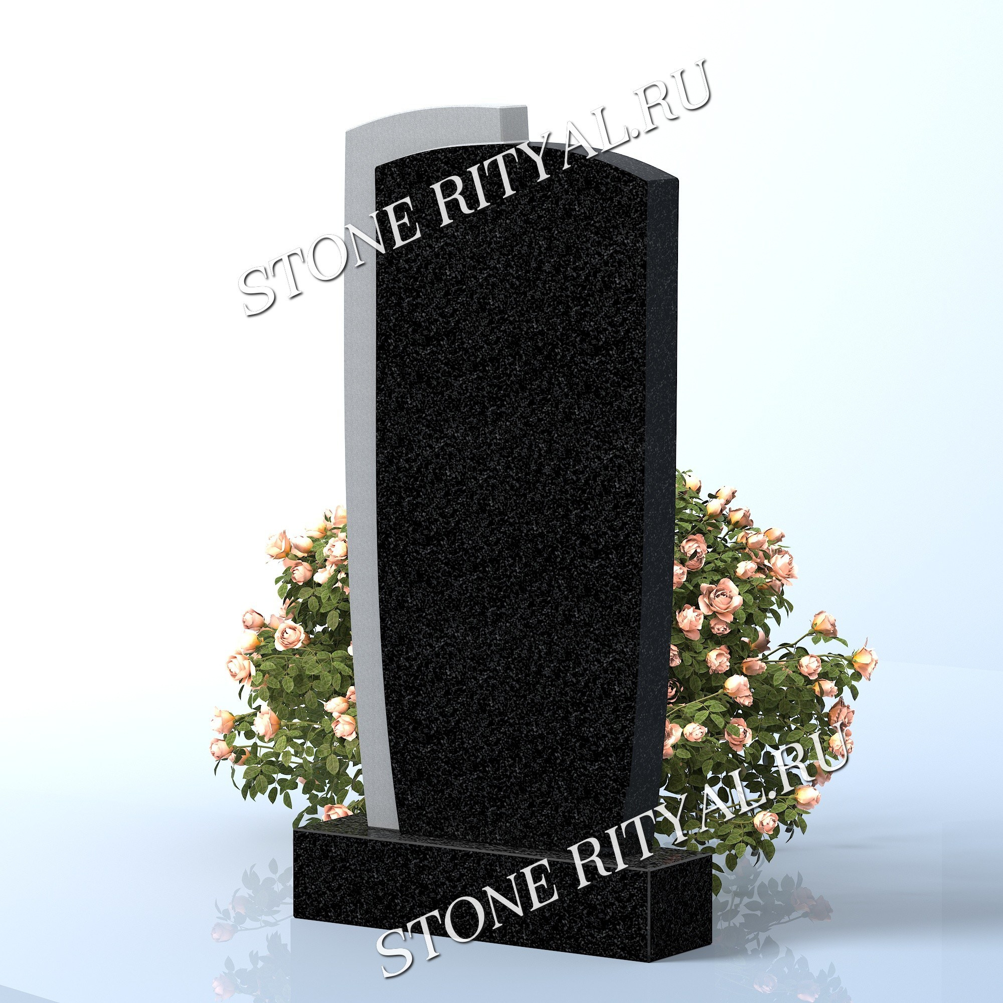 Вертикальные памятники прямые. Изготовление и установка памятников в Москве и МО