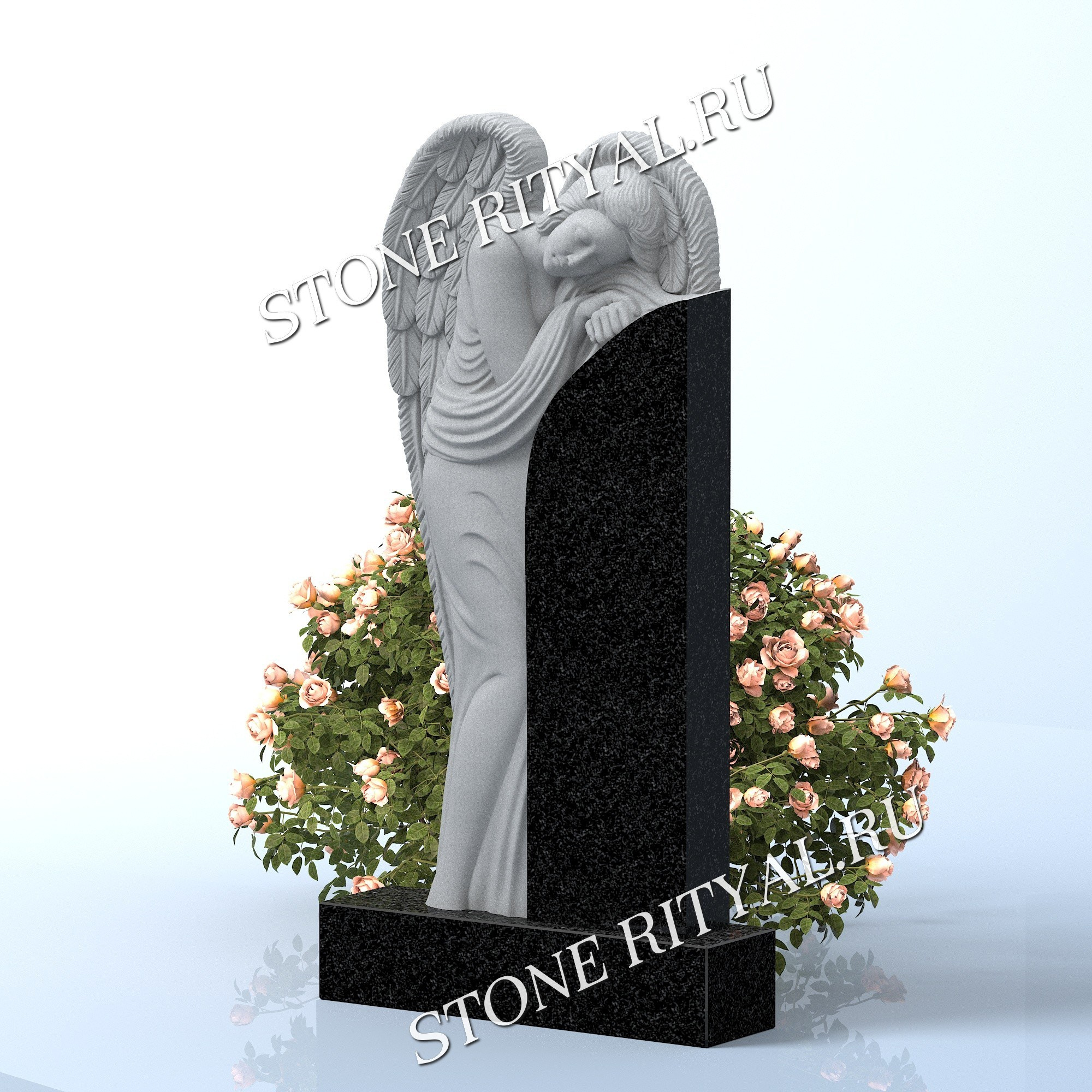 Вертикальные памятники фигурные. Изготовление и установка памятников в Москве и МО