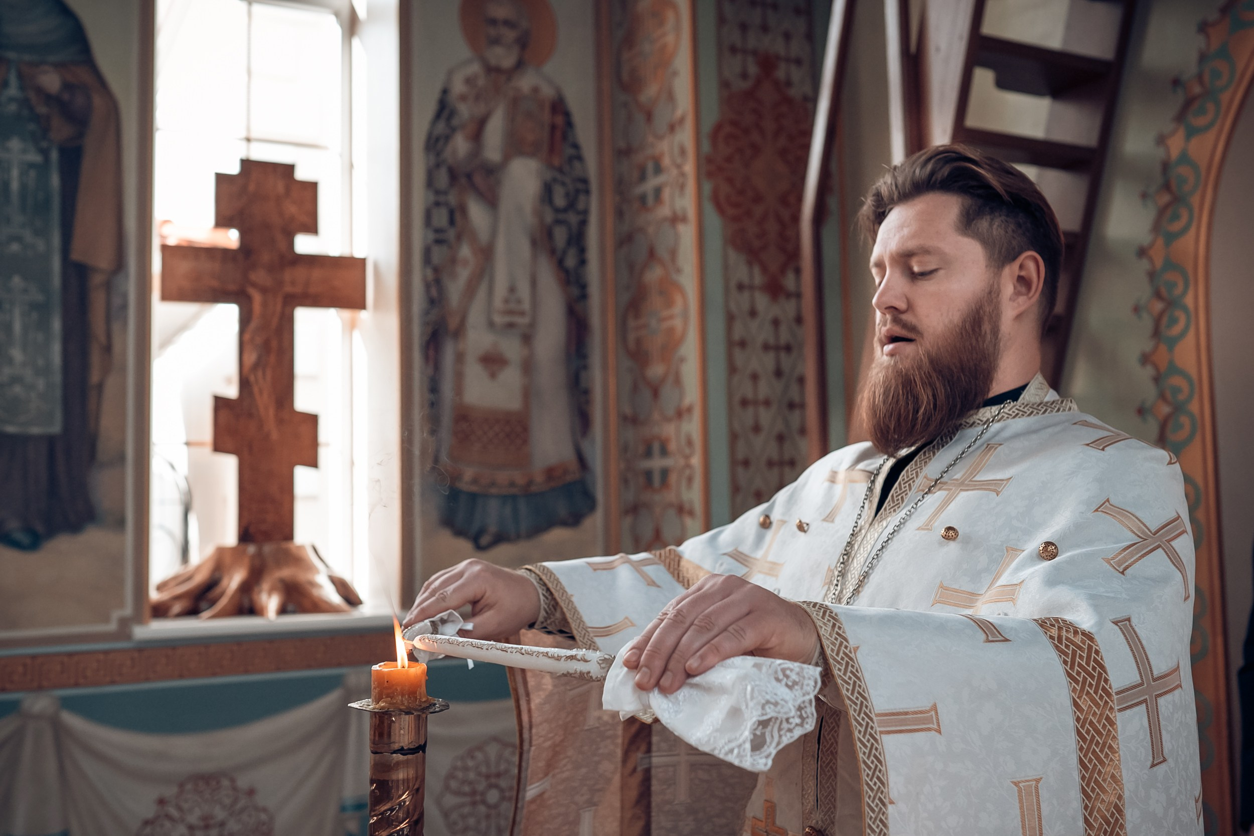 Венчание в храме ап.Андрея Первозванного Севастополь. Церковный фотограф Севастополь