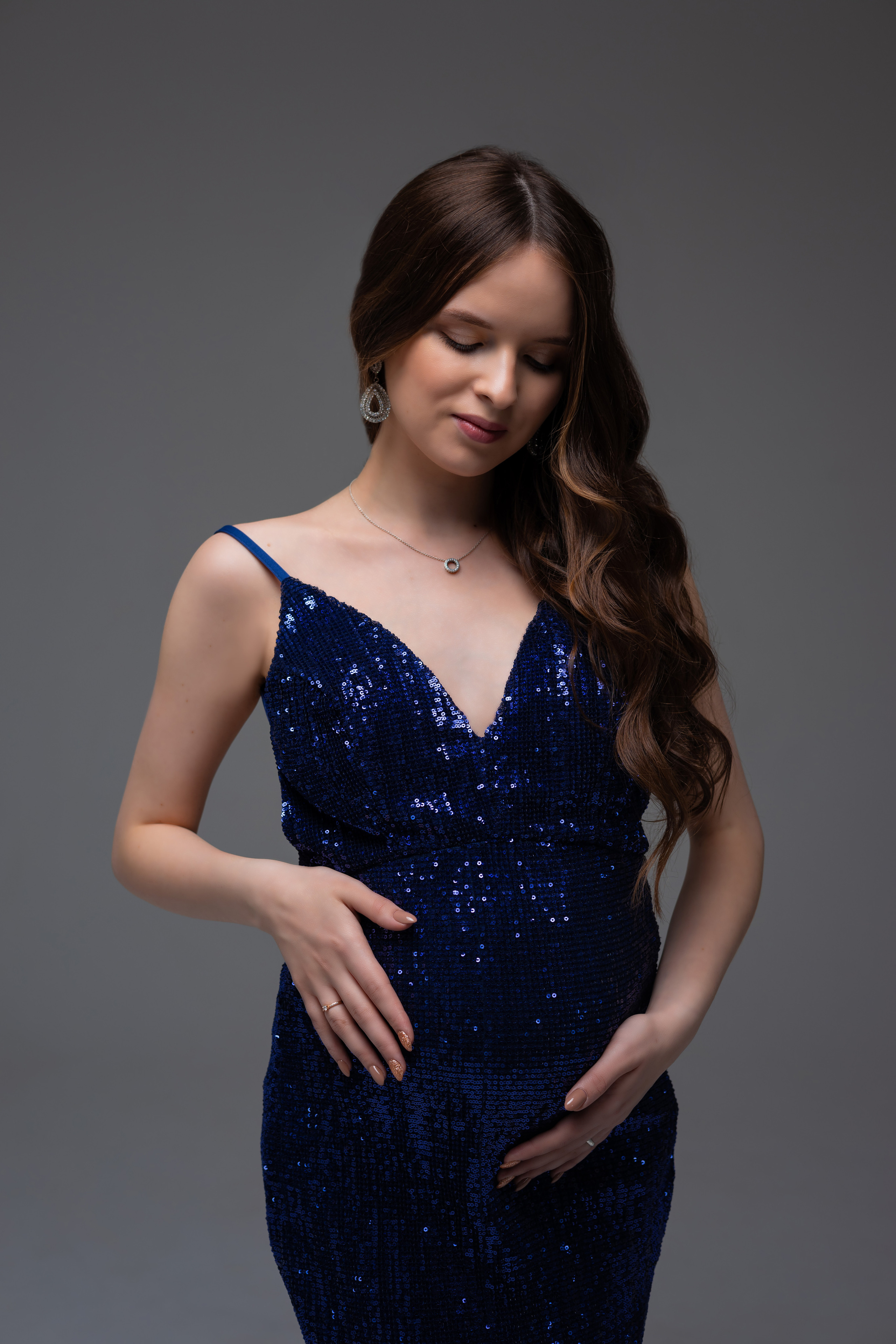 Синяя рыбка в паетках на прокат в Казани. Профессиональный Фотограф в Казани Яна Забелина