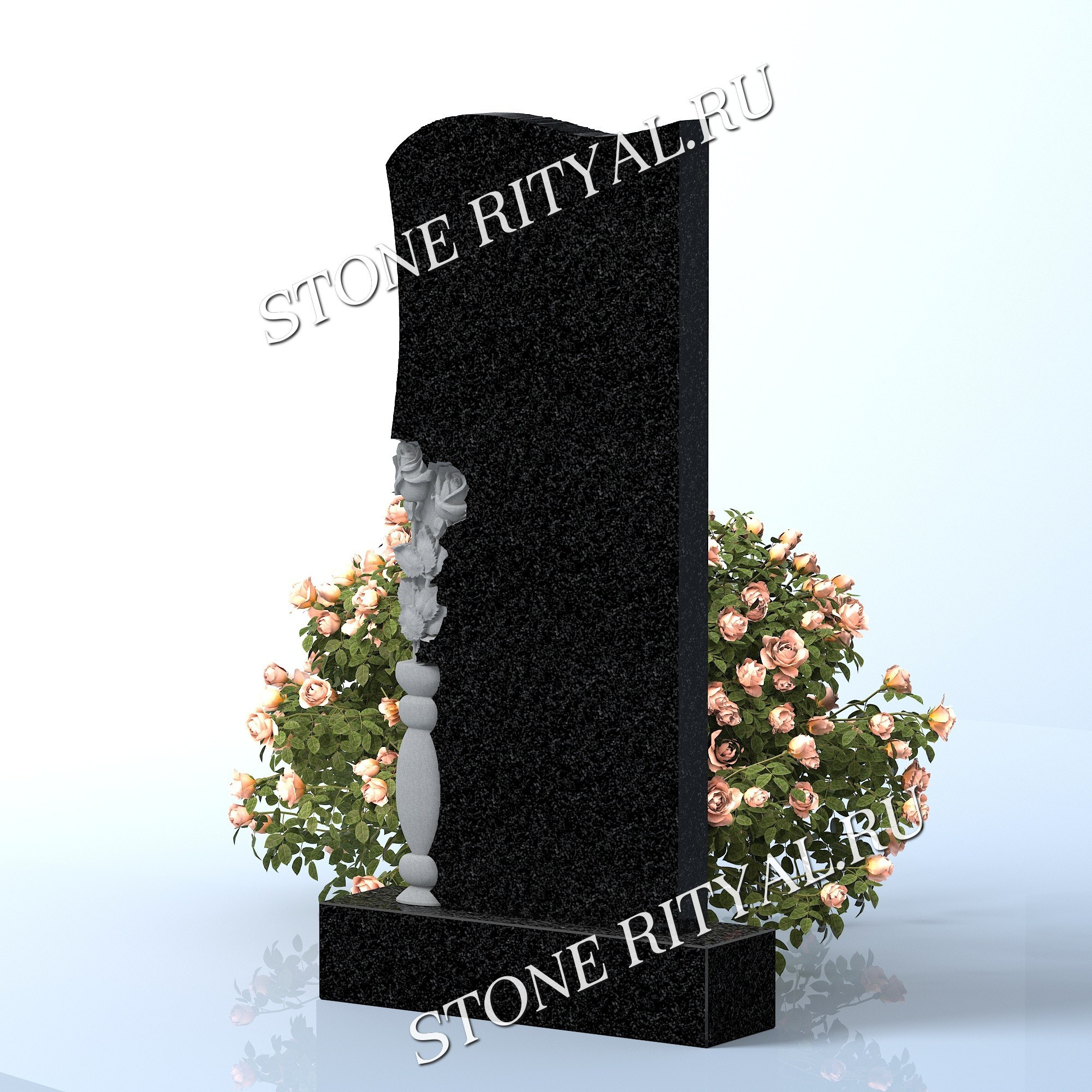 Вертикальные памятники фигурные. Изготовление и установка памятников в Москве и МО