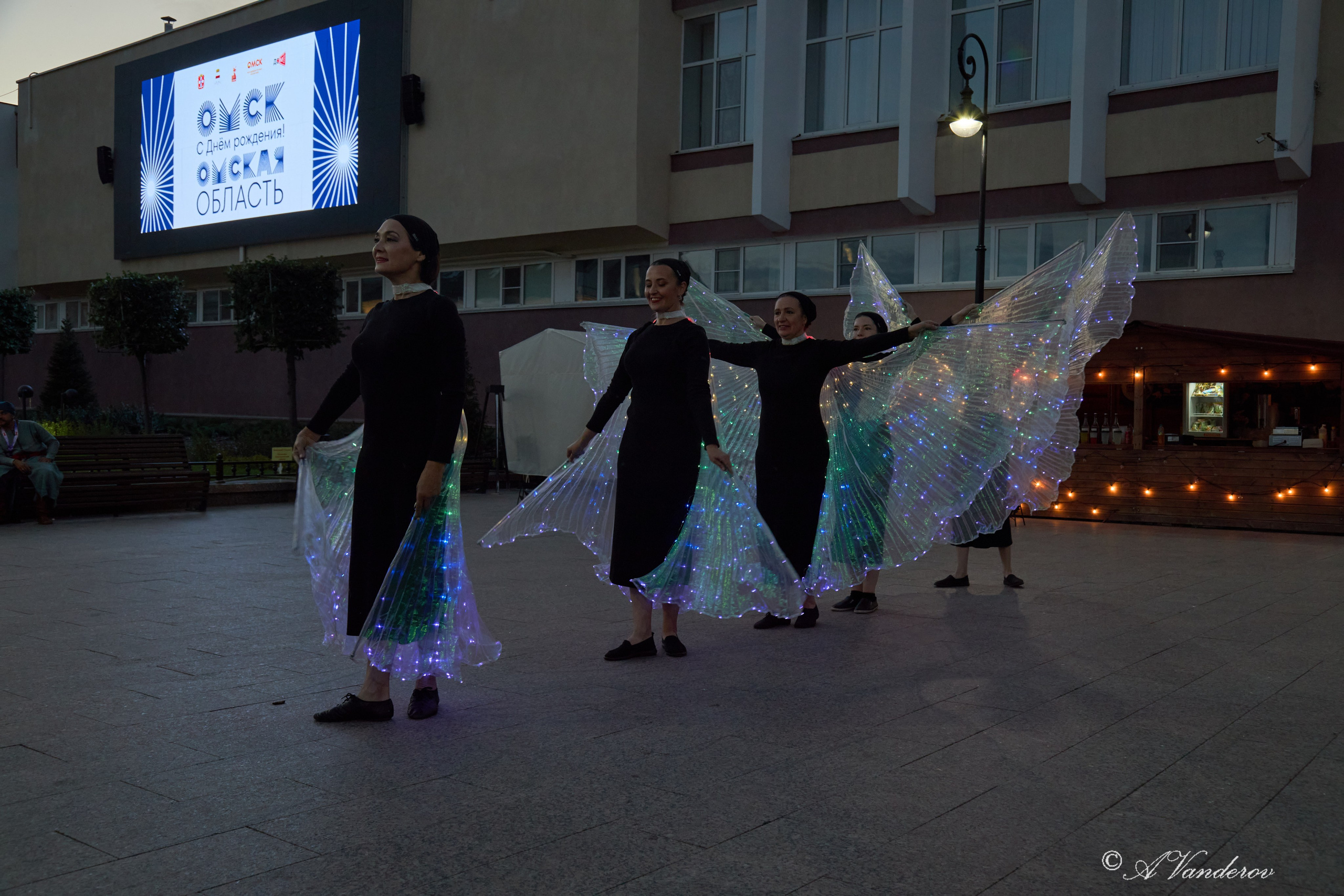 Огненное шоу день города Омск. Фотограф Омск | Александр Вандеров