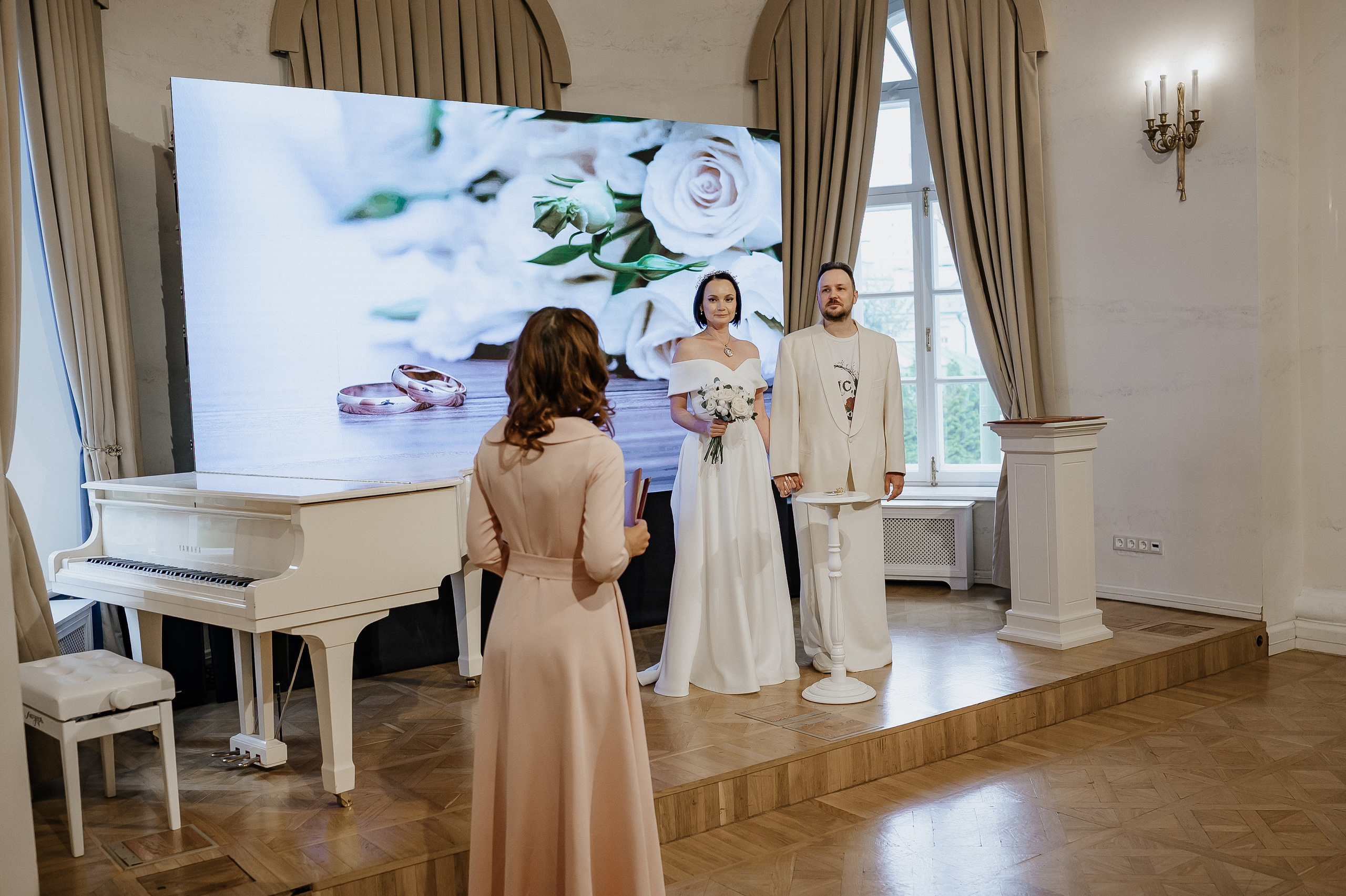 Регистрация брака в Усадьбе Васильчиковых