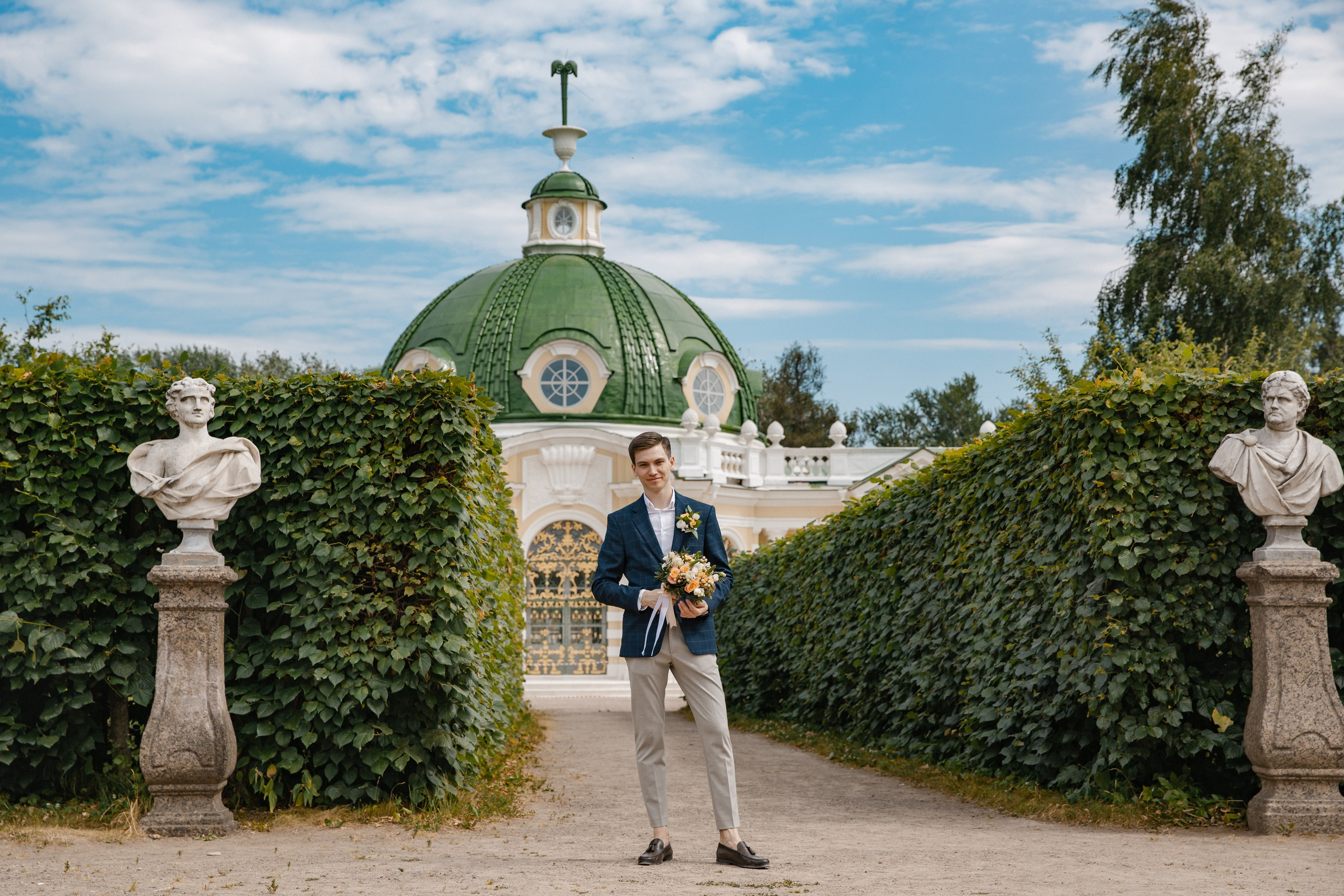 Свадебная фотосессия в Кусково. Фотограф и видеограф Анна Домашенко