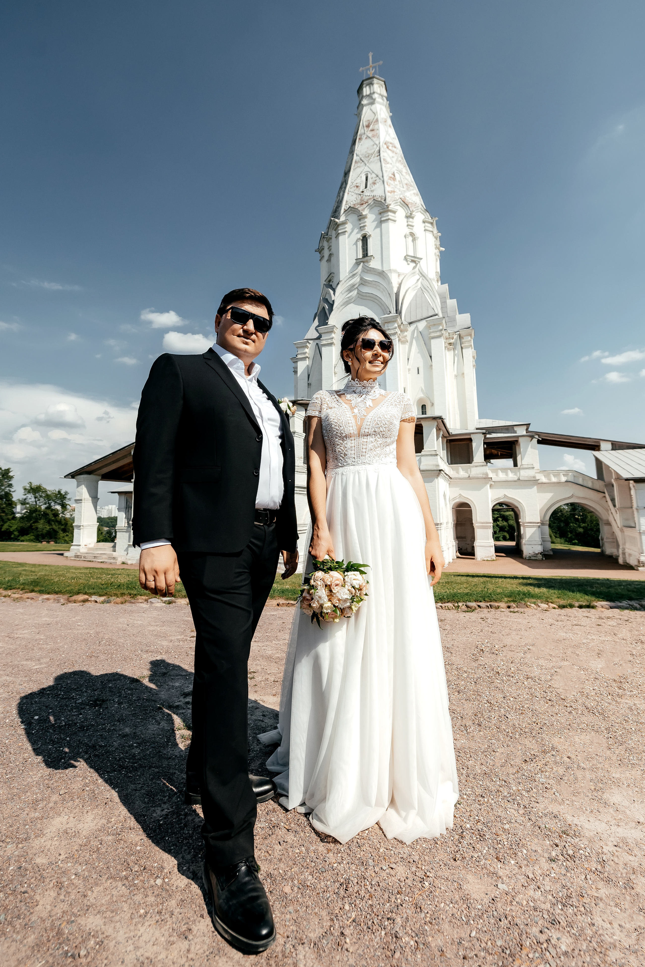 Дворец царя Алексея Михайловича в Коломенском. Свадьба. Свадебный и семейный фотограф Виктория Носачёва. Щелково, Москва и МО