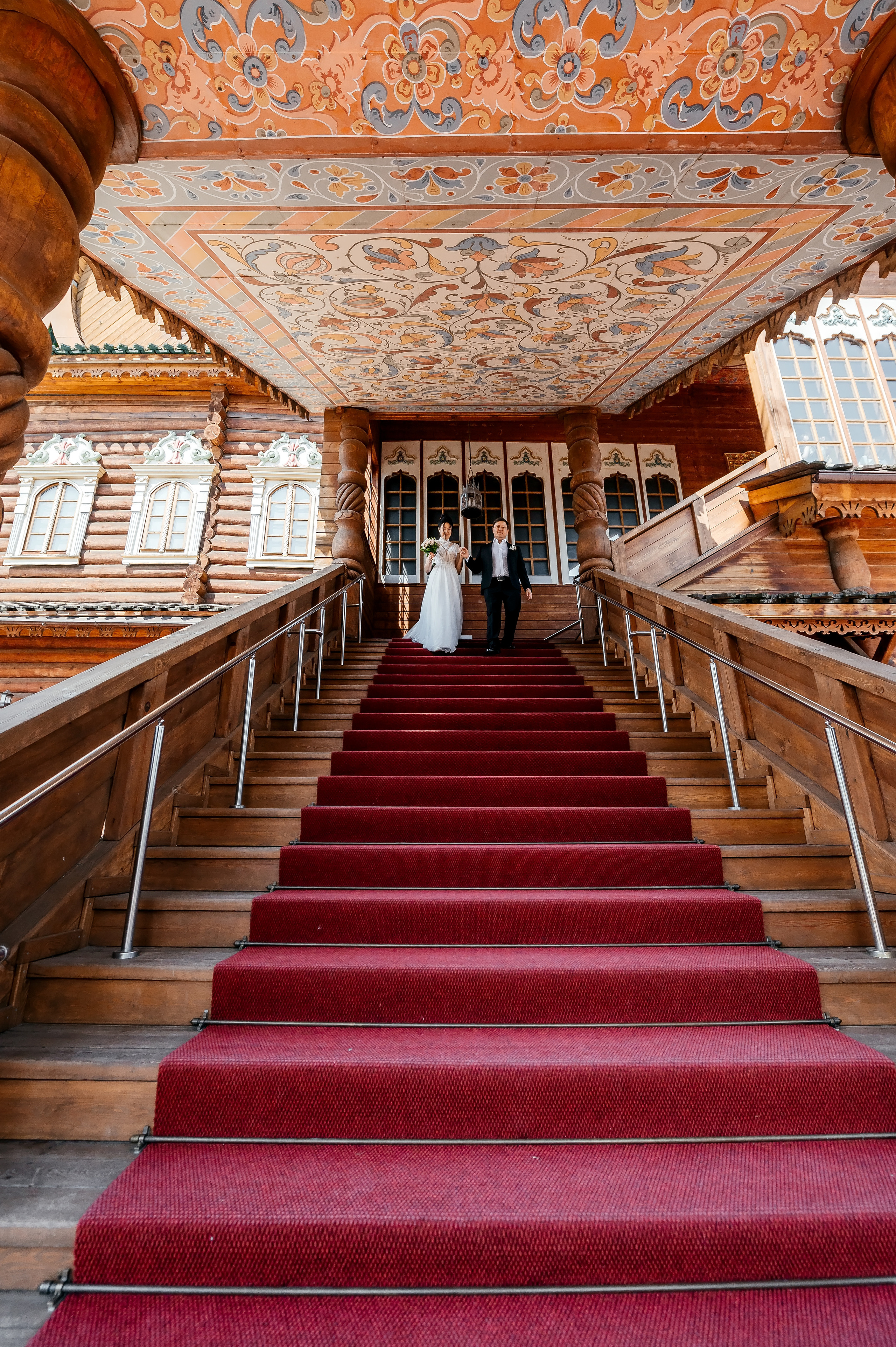 Дворец царя Алексея Михайловича в Коломенском. Свадьба. Свадебный и семейный фотограф Виктория Носачёва. Щелково, Москва и МО