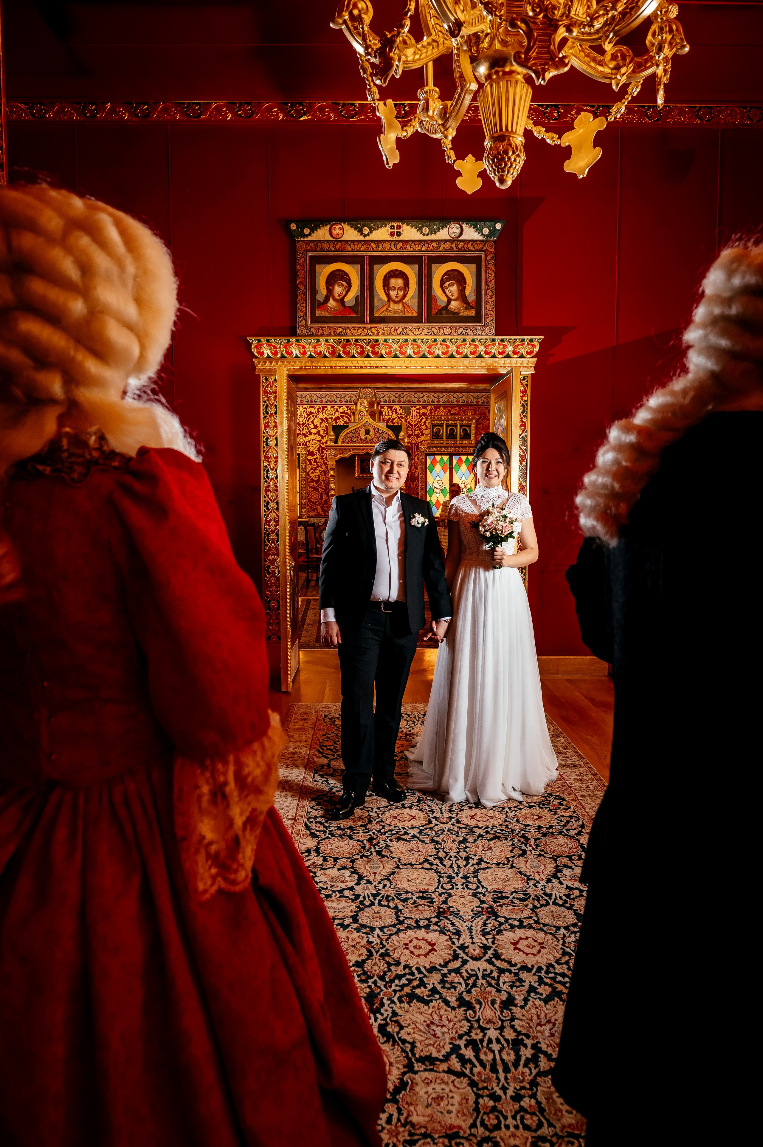 Дворец царя Алексея Михайловича в Коломенском. Свадьба. Свадебный и семейный фотограф Виктория Носачёва. Щелково, Москва и МО