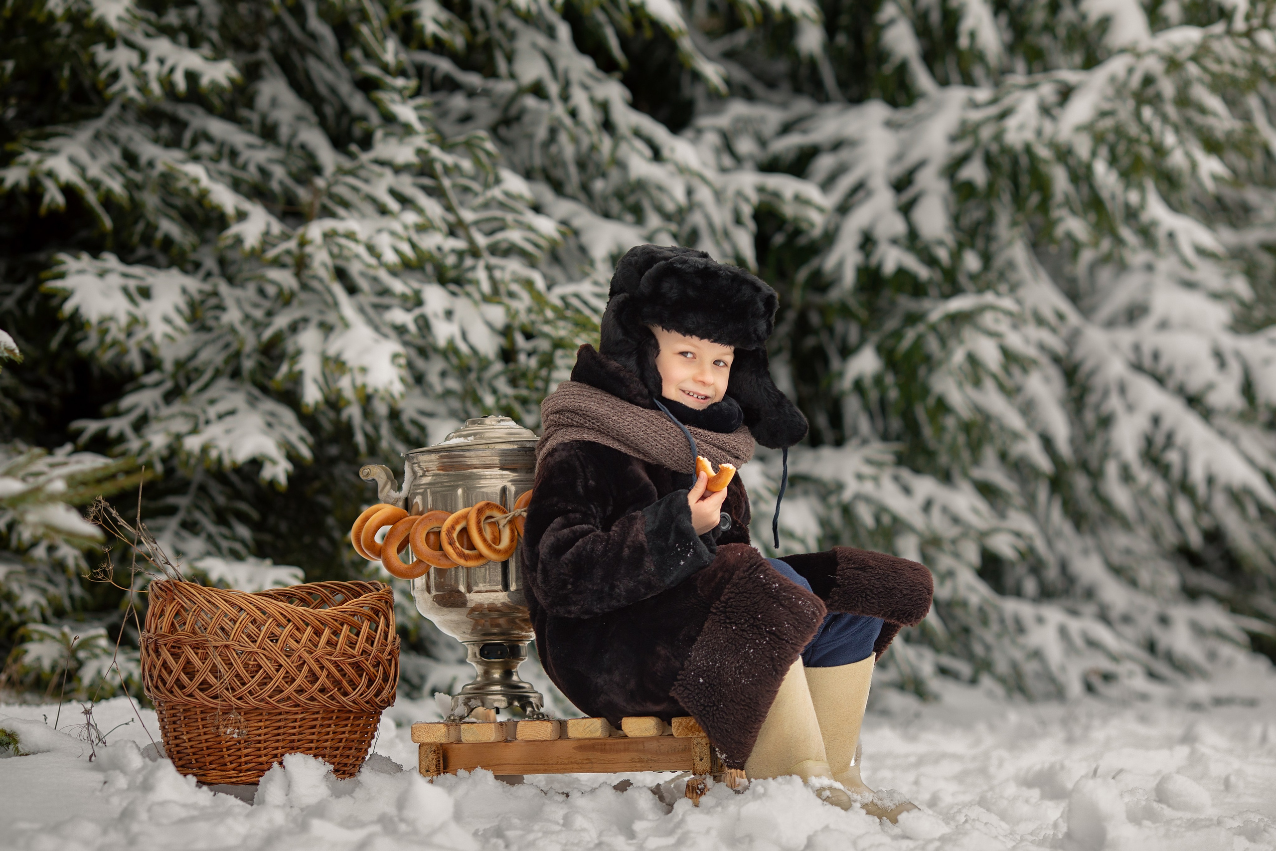 Долгожданная зимняя фотосессия в марте))). Фотограф в стиле Vogue в Орле