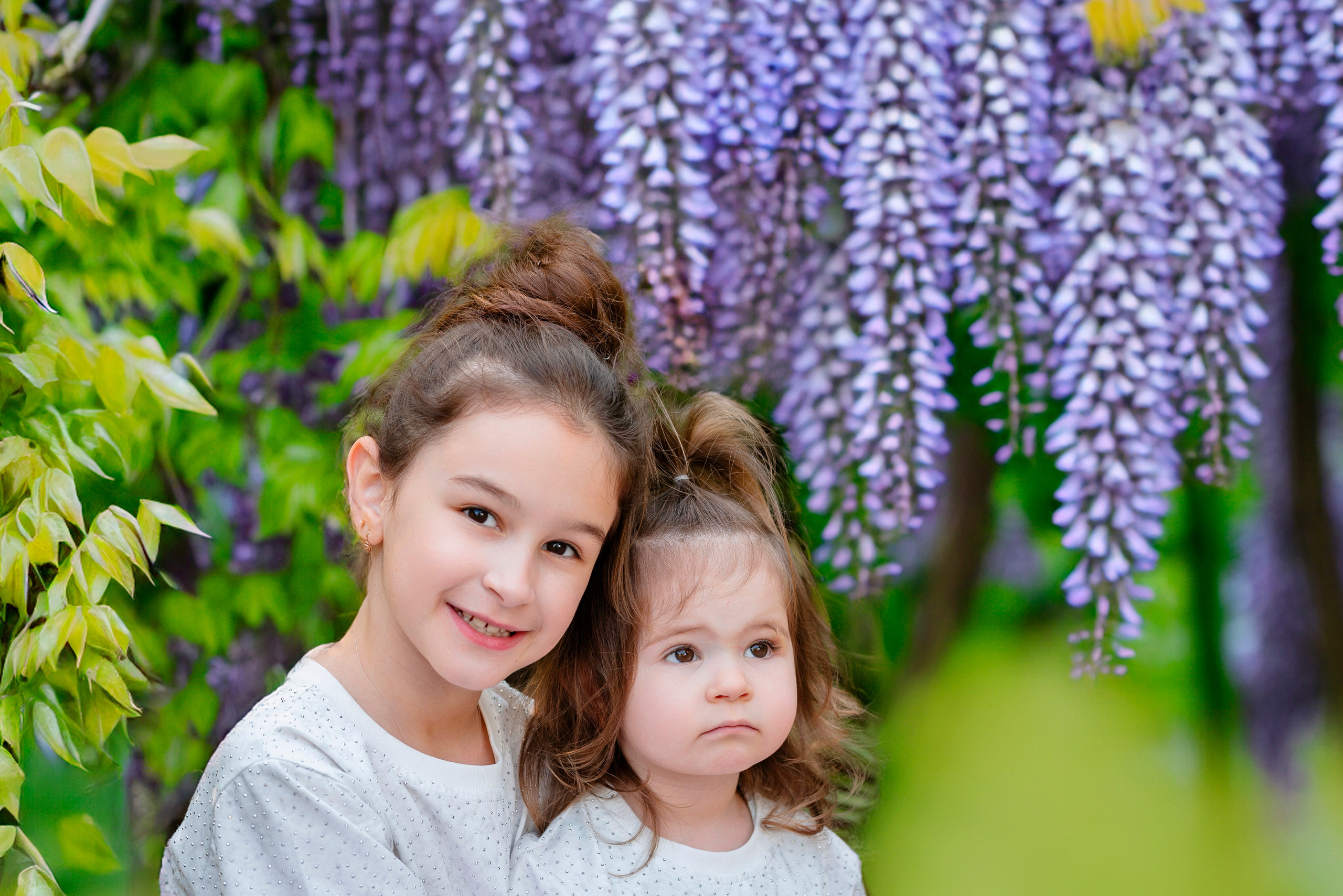 девочки,глициния, фотошоп, искусственный интелект, Дендрарий, Сочи, локация