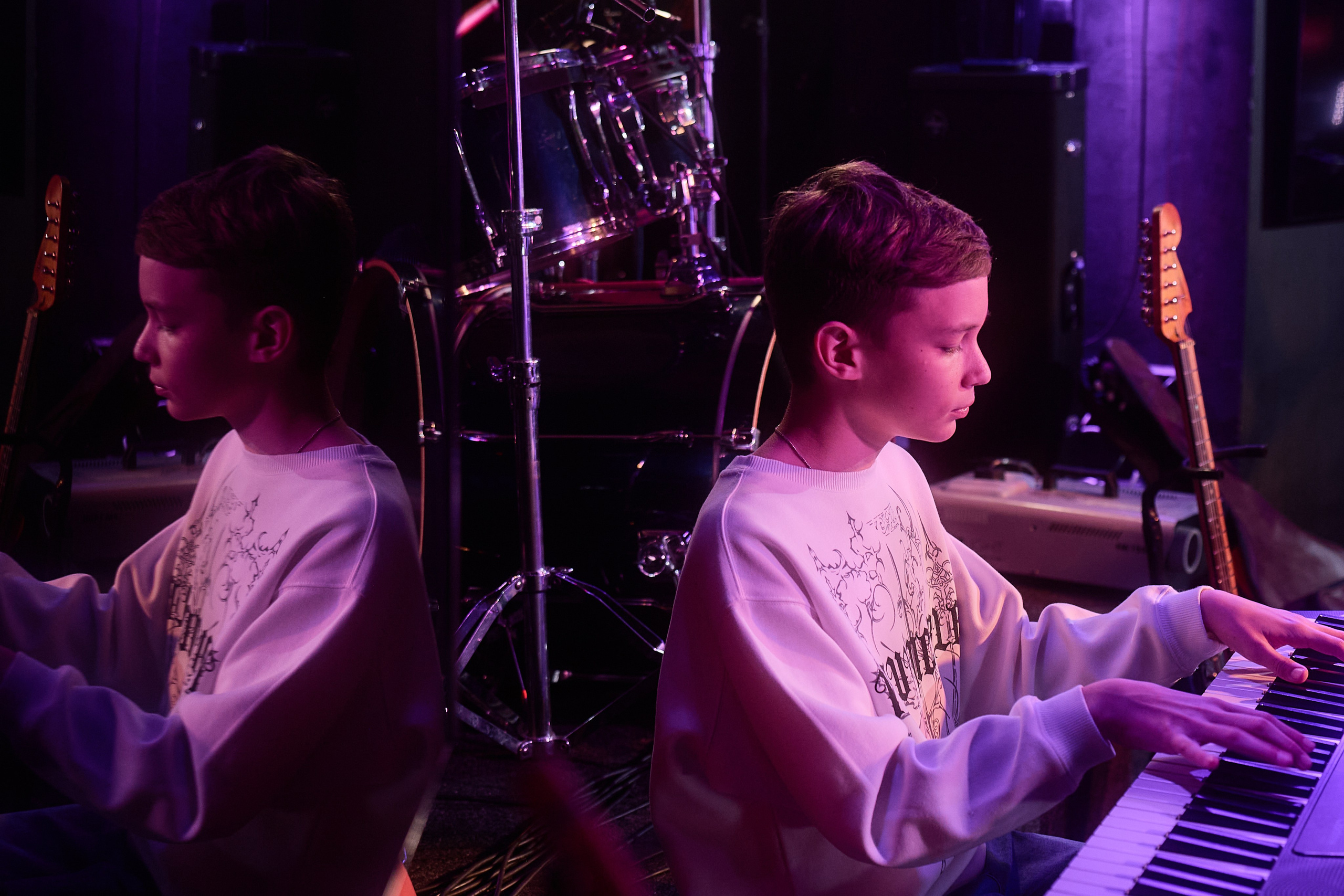 Отчётный концерт музыкальной школы MuzZone (18 мая 2025). Профессиональный фотограф (Краснодар) Роман Гончаров