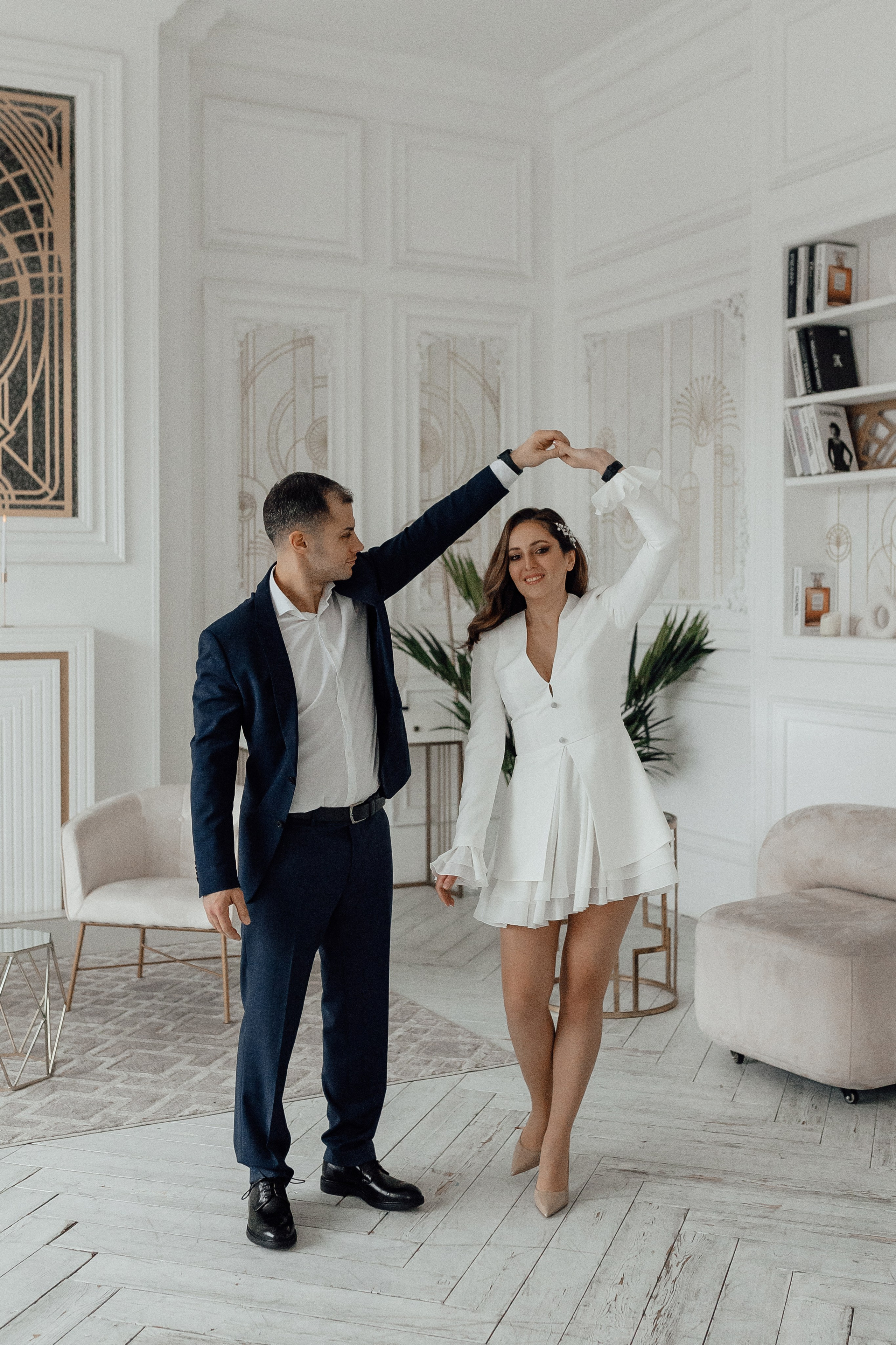 Свадебная фотосессия в студии в Москве