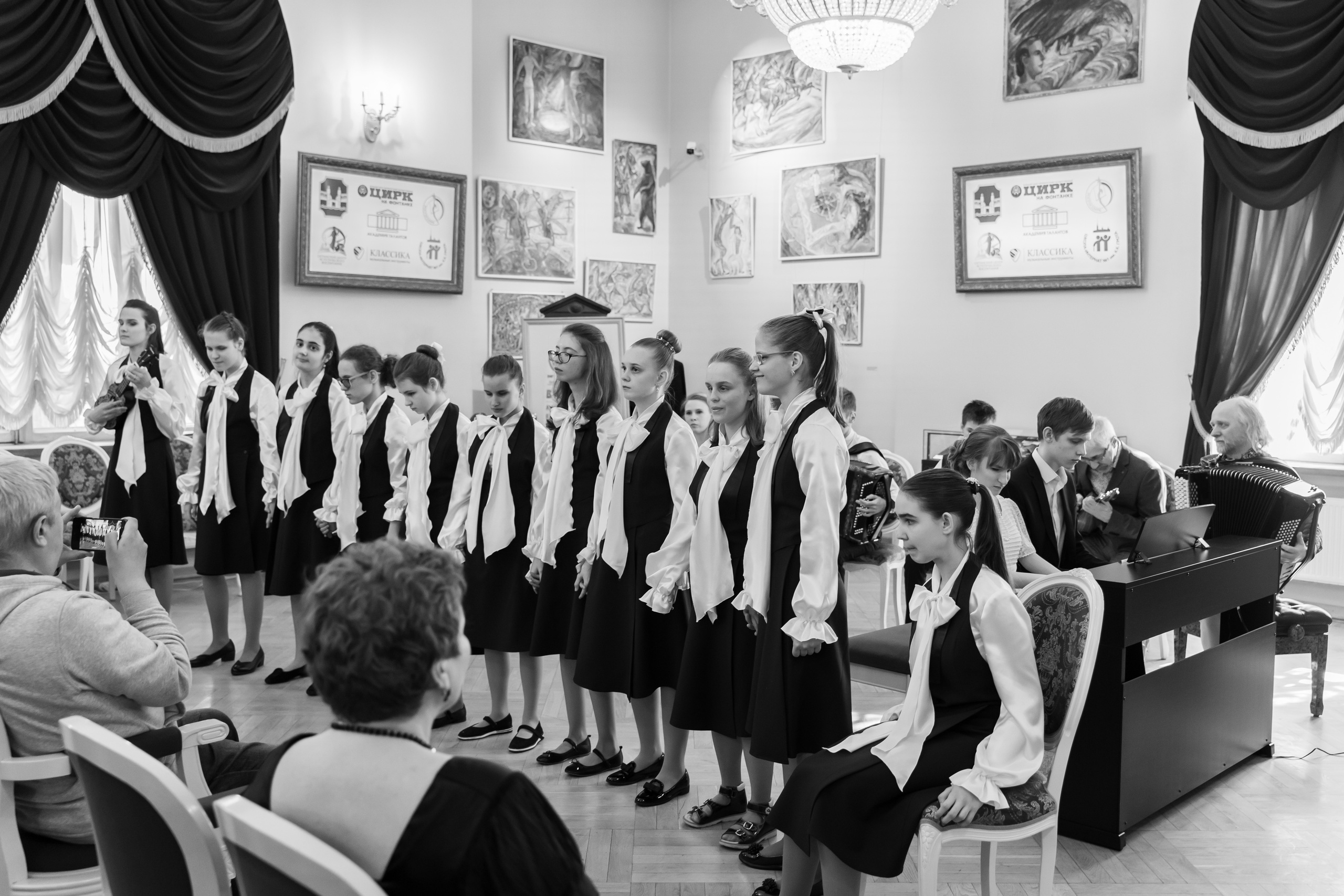 Концерт слабовидящих детей в цирке Чинизелли. Фотограф Анастасия Арланцева