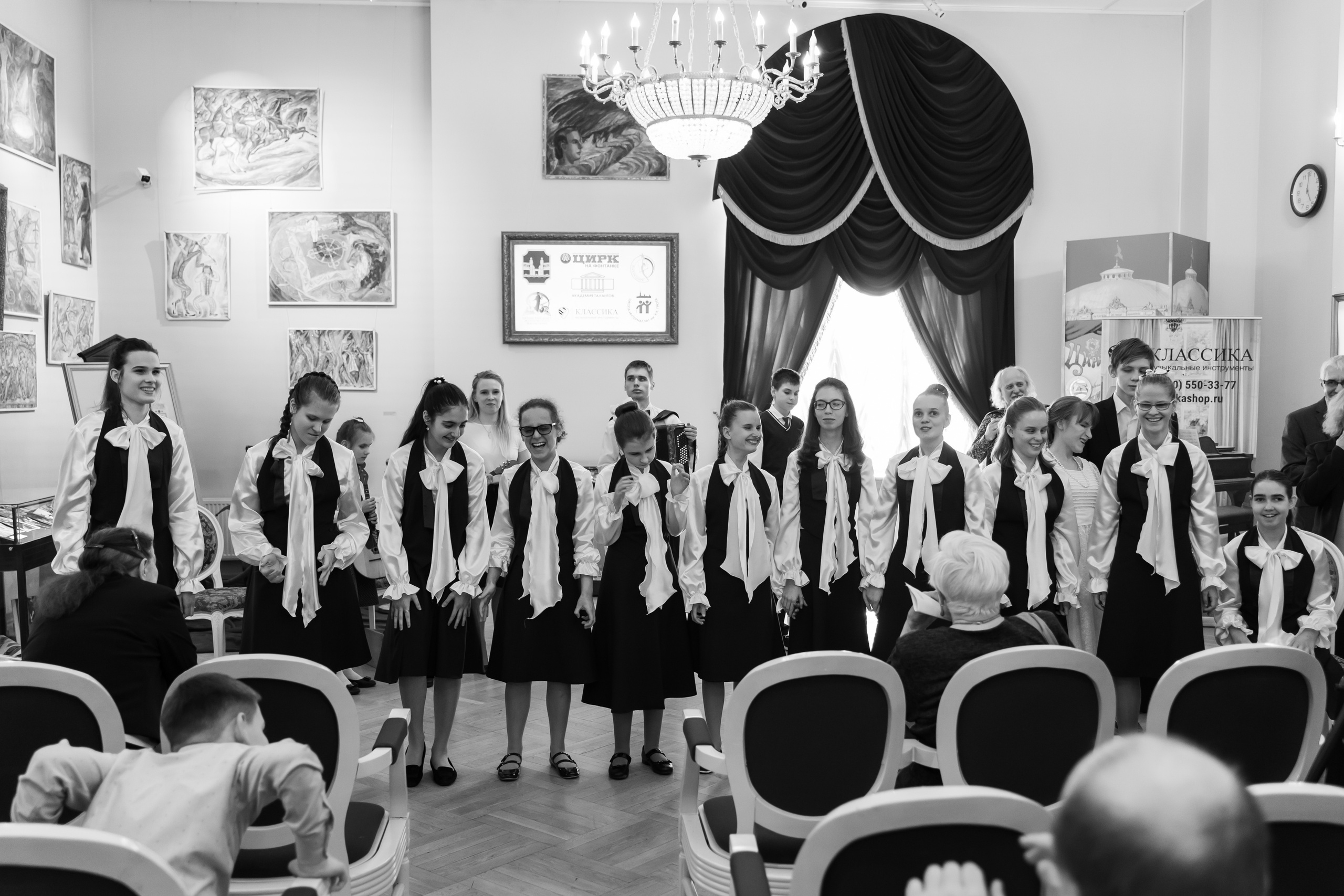 Концерт слабовидящих детей в цирке Чинизелли. Фотограф Анастасия Арланцева