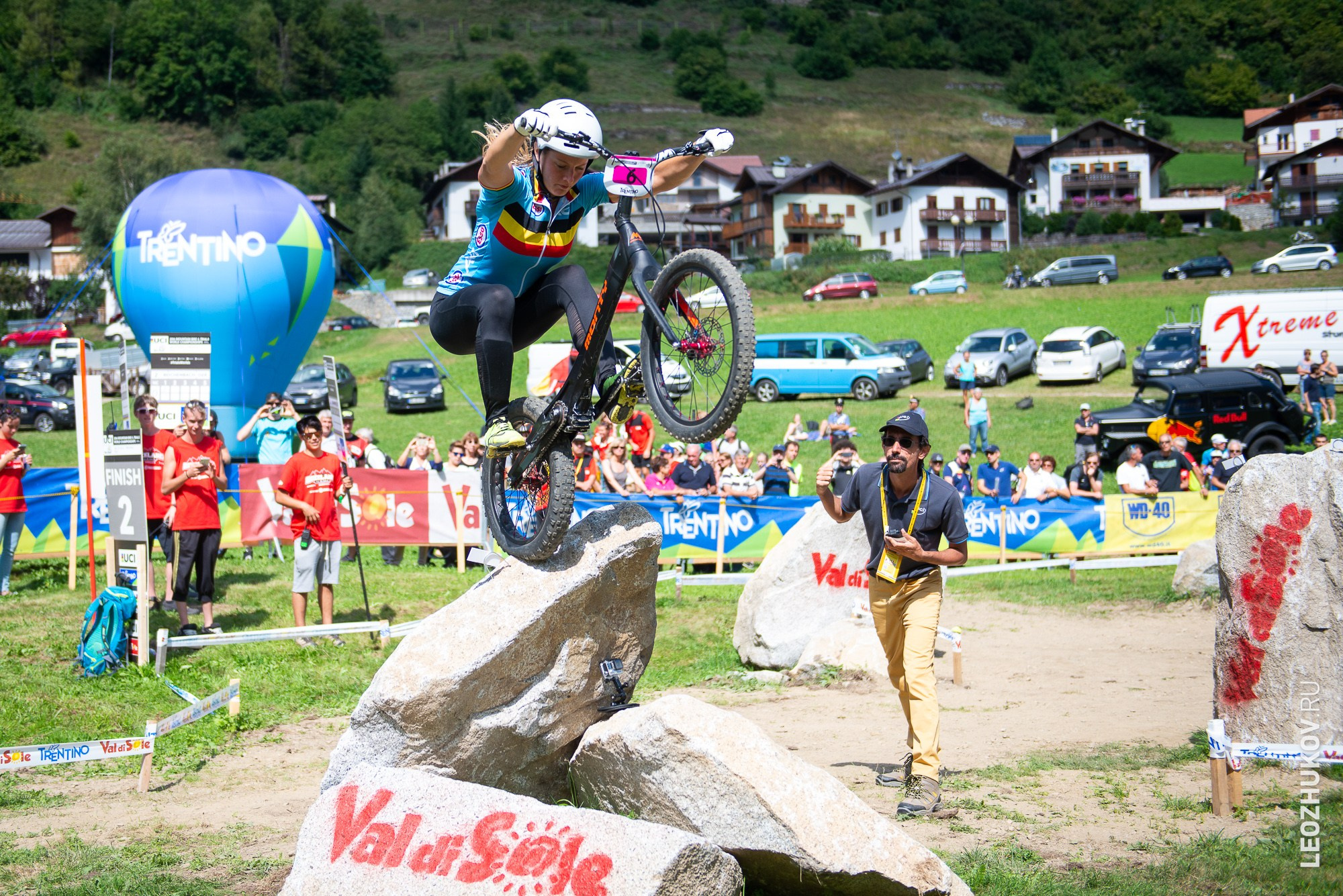 UCI Trials World Championships 2016 — finals. Sports photographer Leonid Zhukov