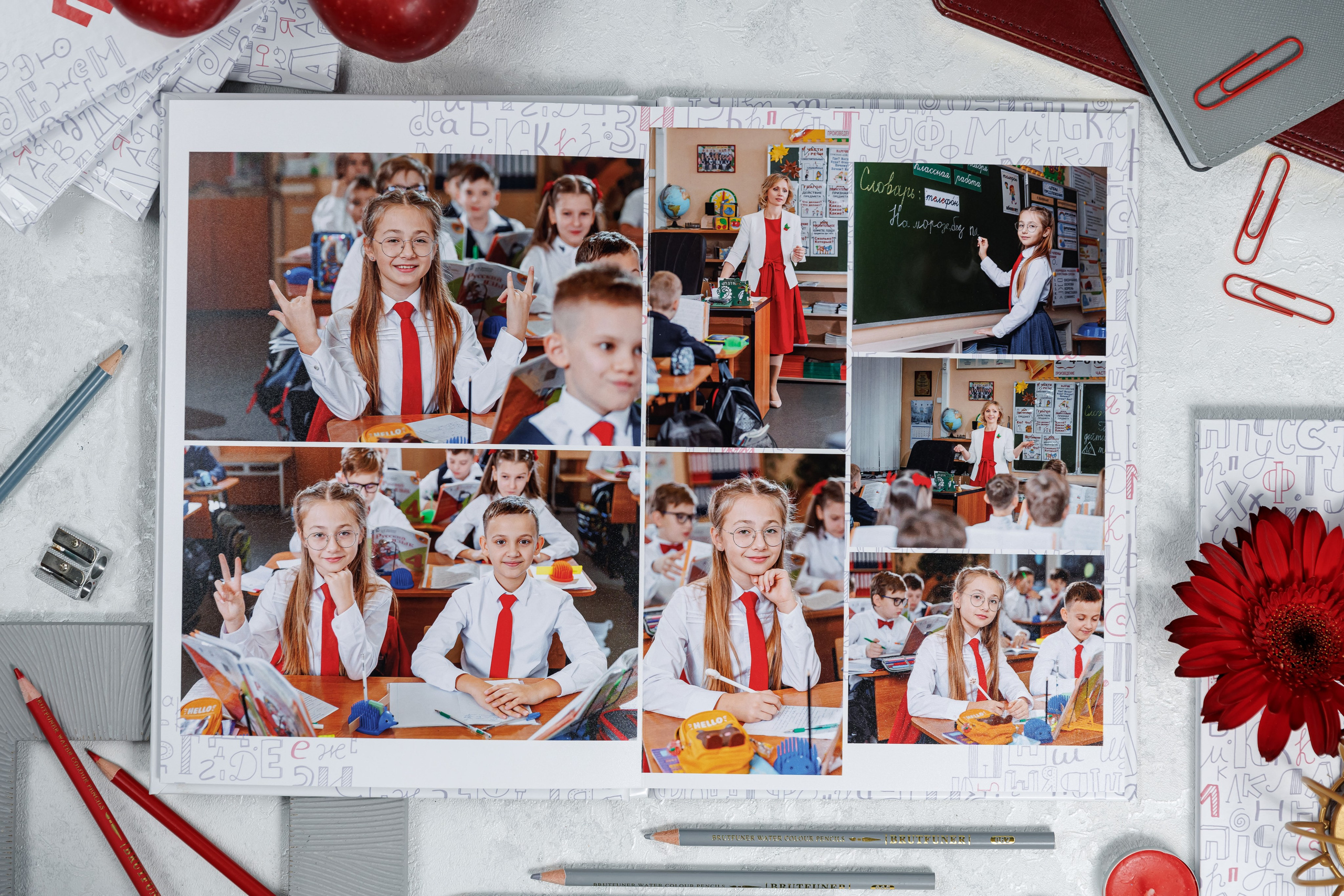 Выпускные альбомы 4 класс. Семейный и детский фотограф Комина Елена, Власиха, Одинцово