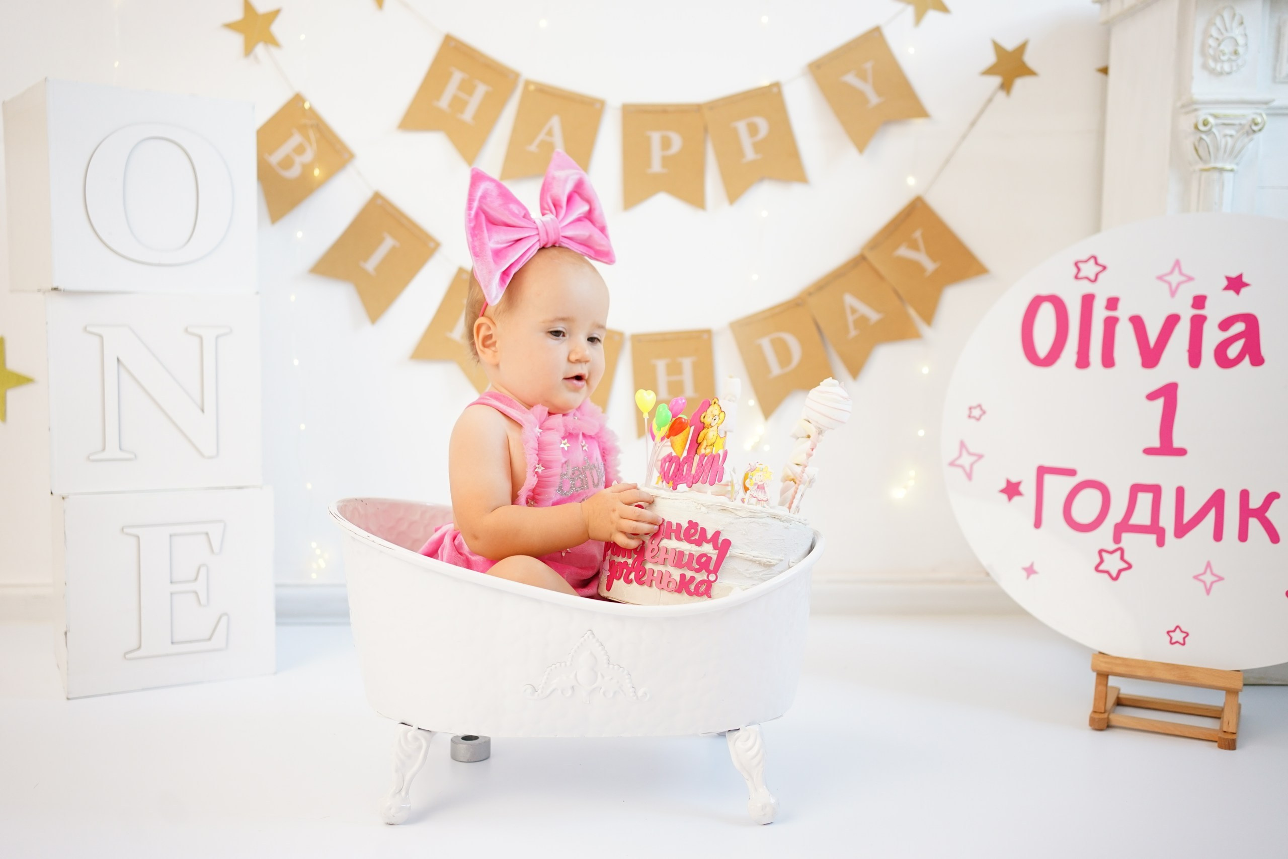 Фотоссесия на Годик для Девочки. Детская Фотостудия ГОДОВАСИКИ в Санкт-Петербурге фотосесия на годик