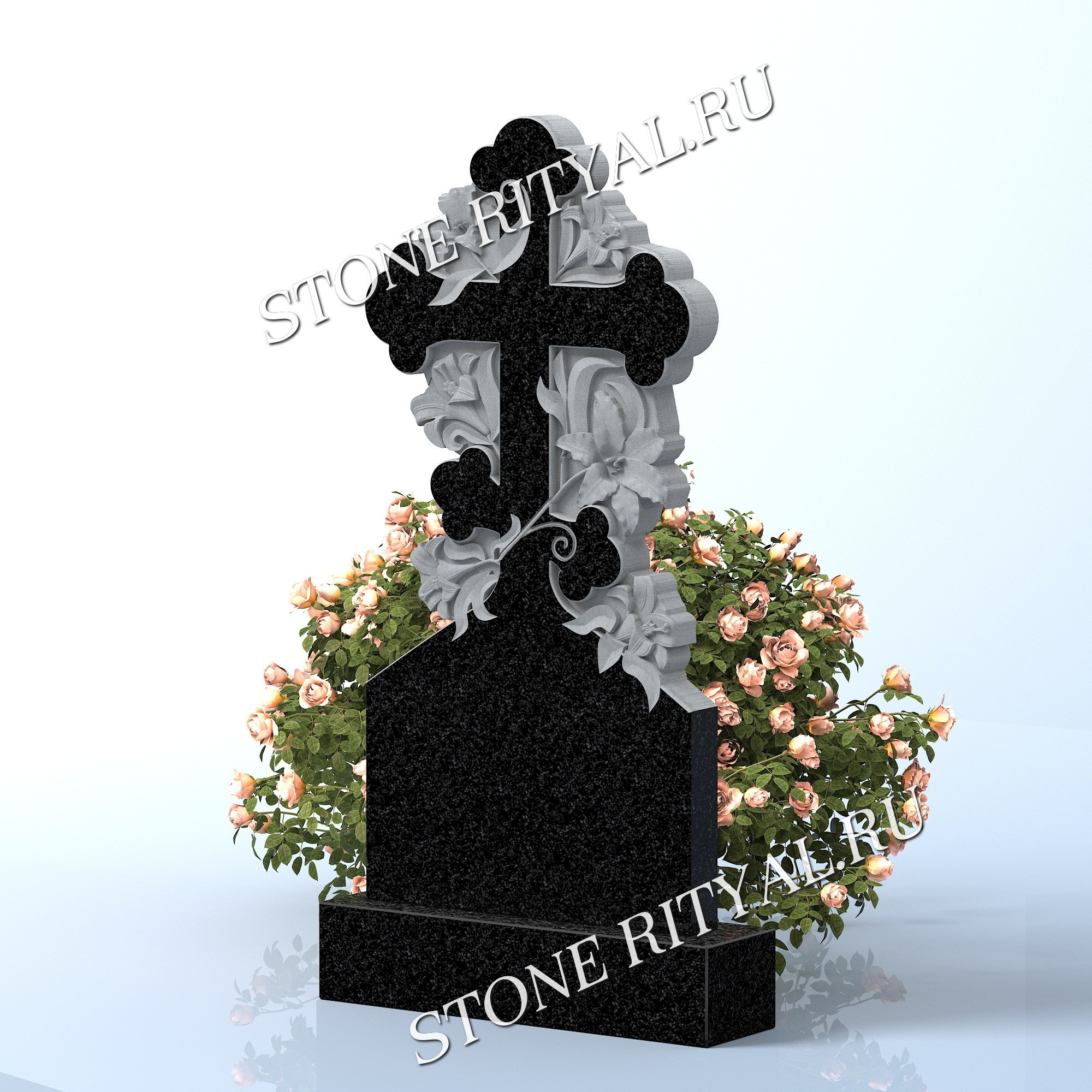 Вертикальные памятники фигурные. Изготовление и установка памятников в Москве и МО