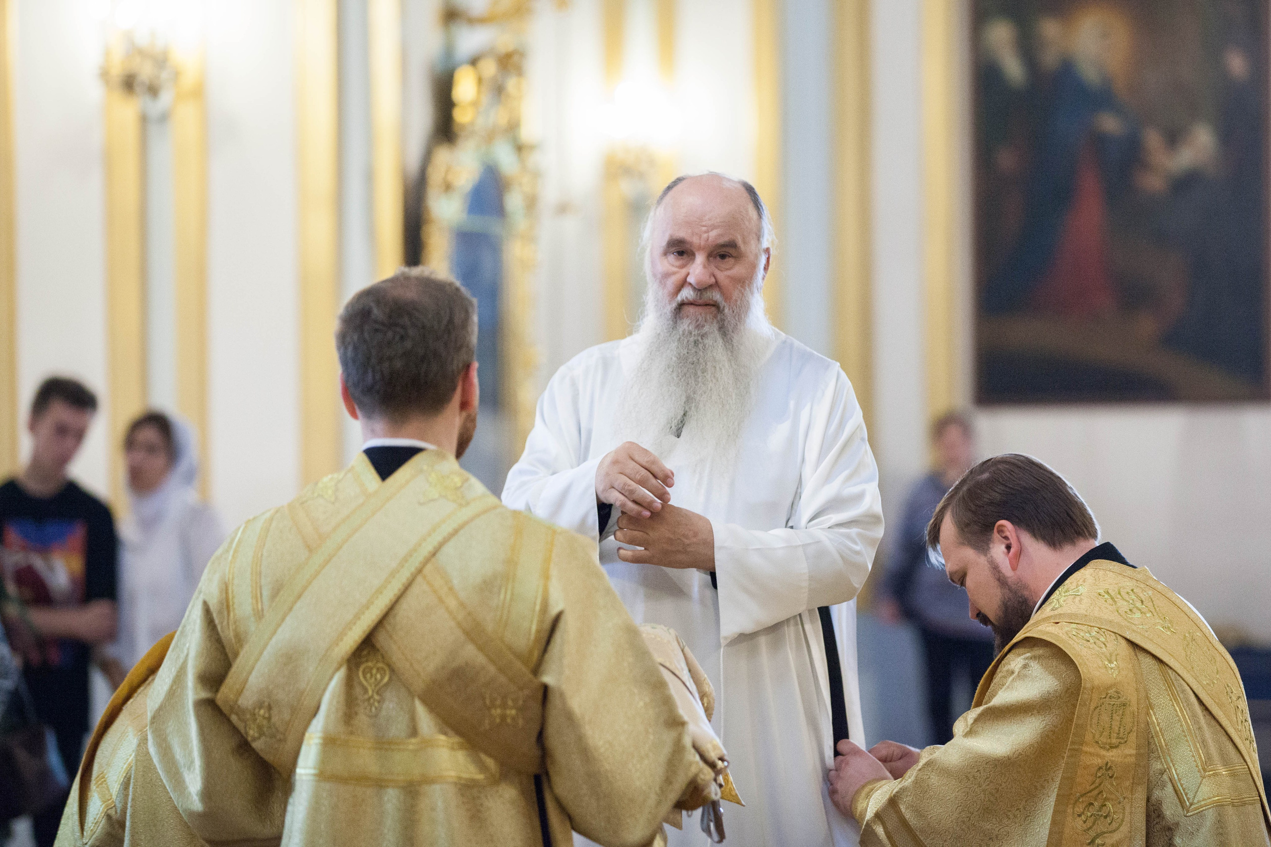 МИТРОПОЛИТ ВАРСОНОФИЙ СОВЕРШИЛ БОЖЕСТВЕННУЮ ЛИТУРГИЮ В НИКОЛО-БОГОЯВЛЕНСКОМ СОБОРЕ. НИКОЛО-БОГОЯВЛЕНСКИЙ МОРСКОЙ СОБОР