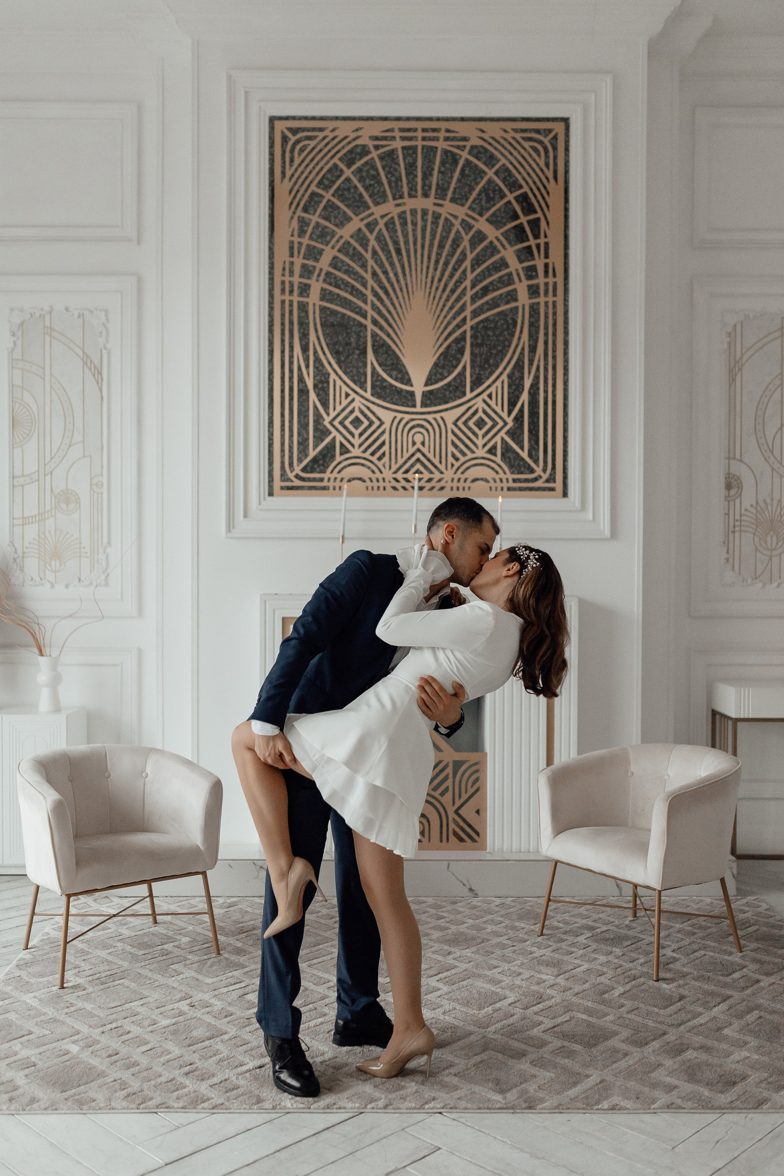 Свадебная фотосессия в студии в Москве